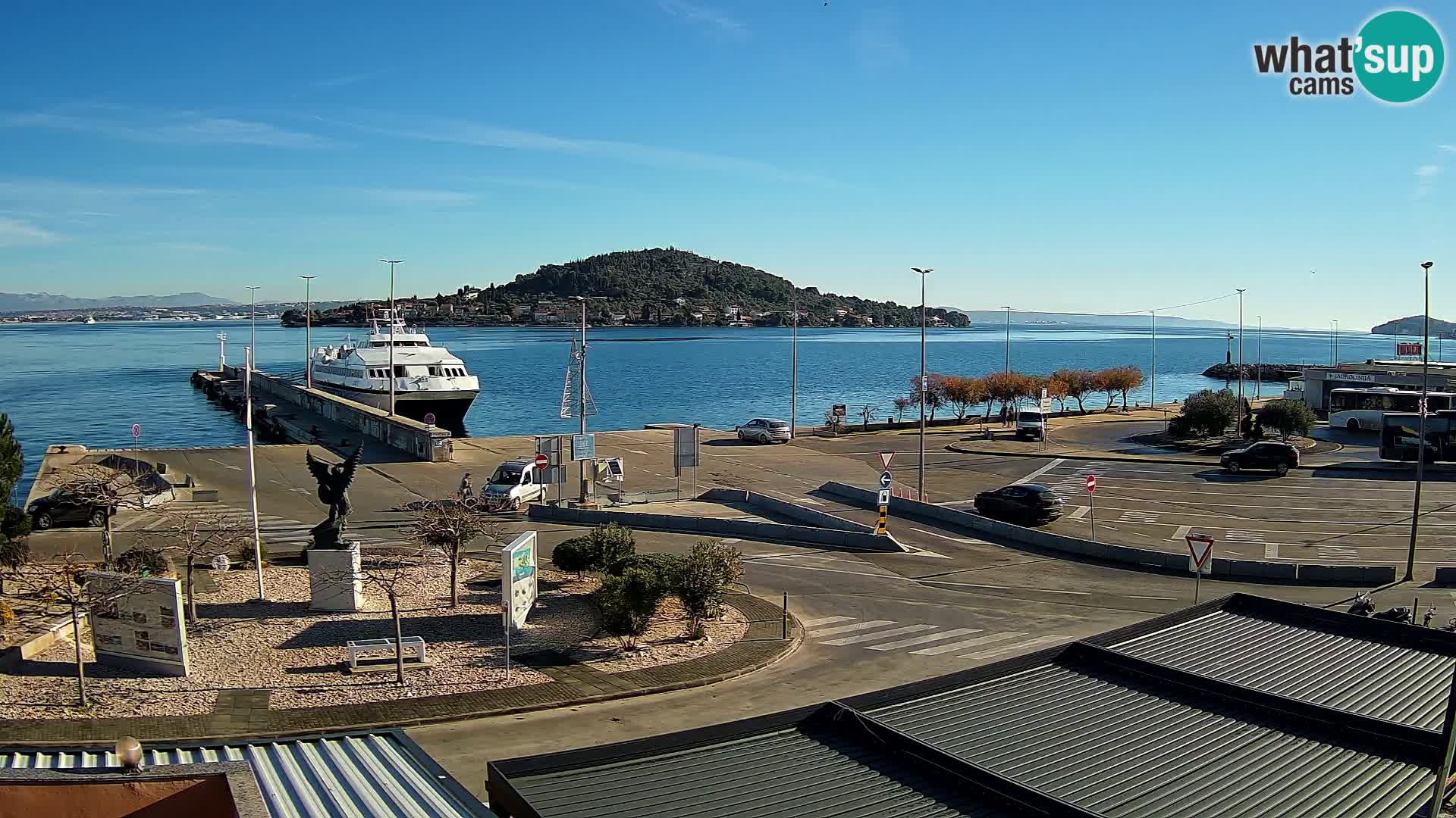 Webcam Ugljan – Preko Ferry to Zadar