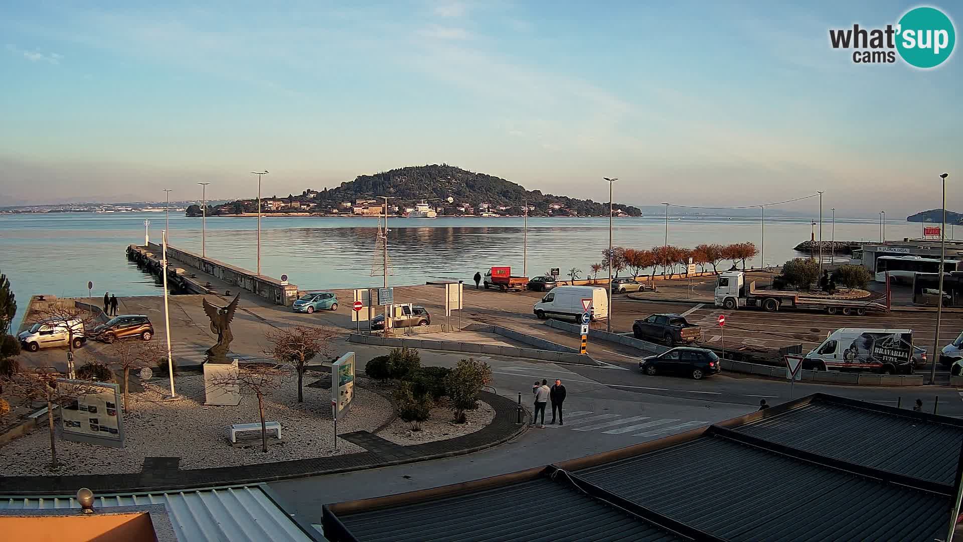 Spletna kamera Ugljan – trajekt Preko – Zadar