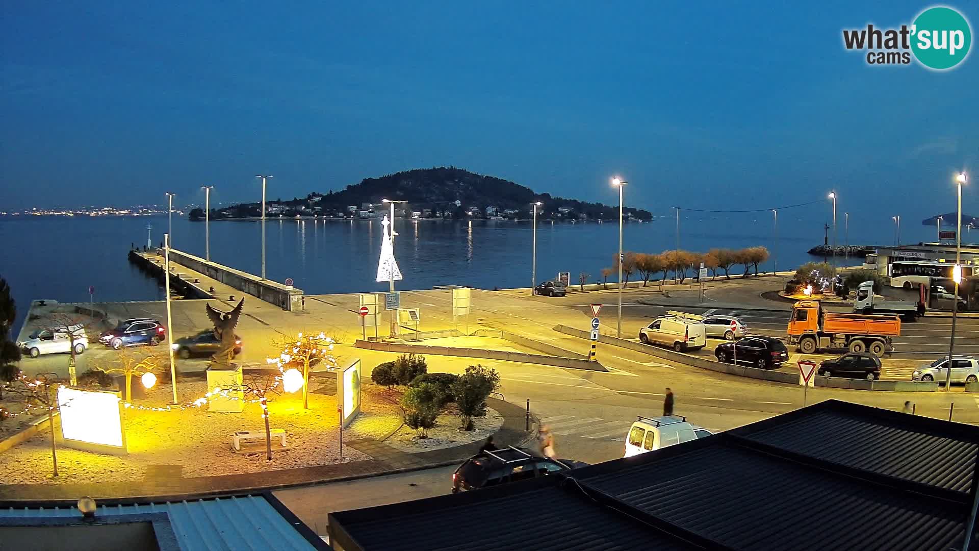 Webcam Ugliano – terminal traghetto da Preko a Zara