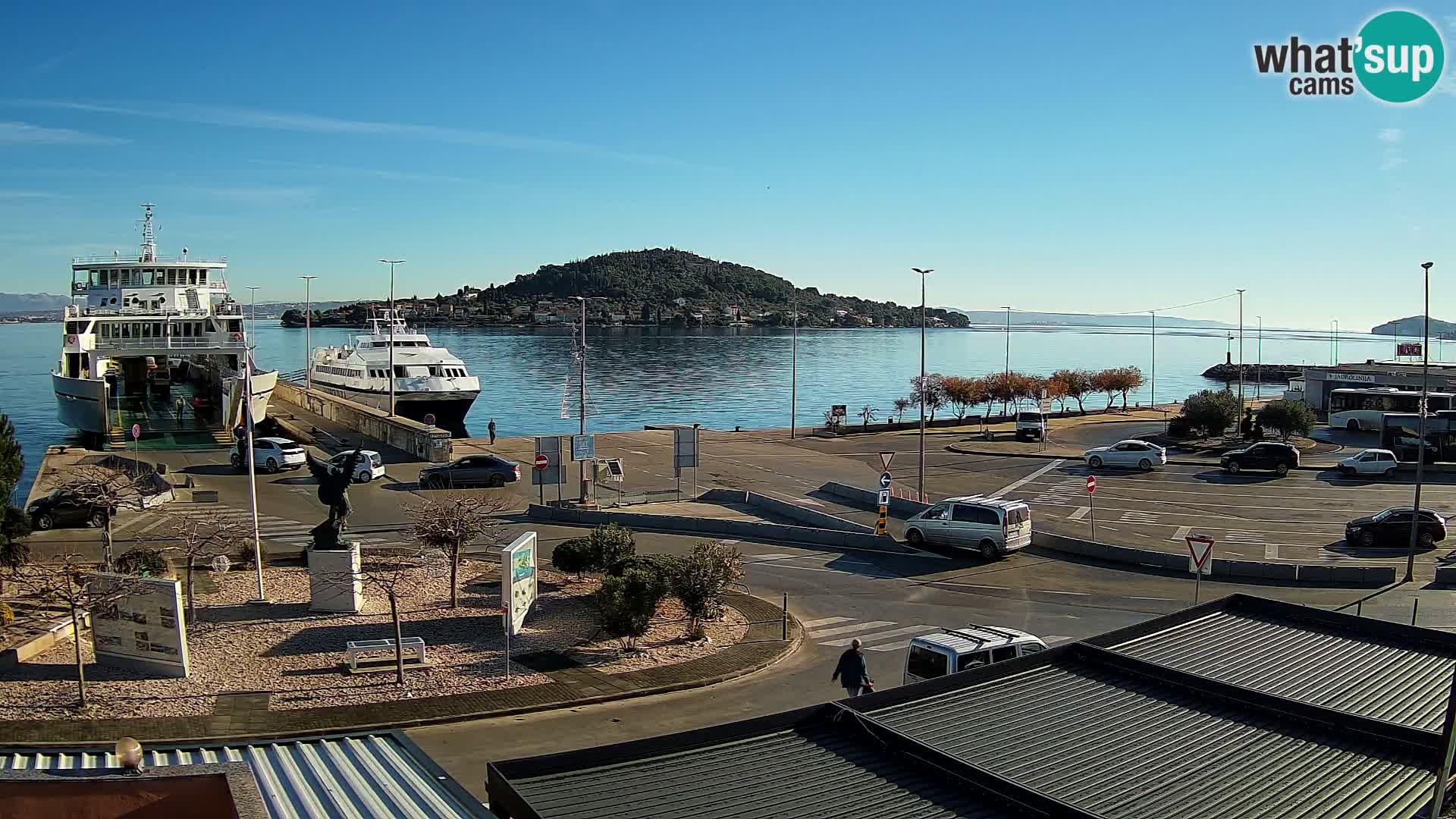 Webcam Ugljan – Preko Ferry to Zadar