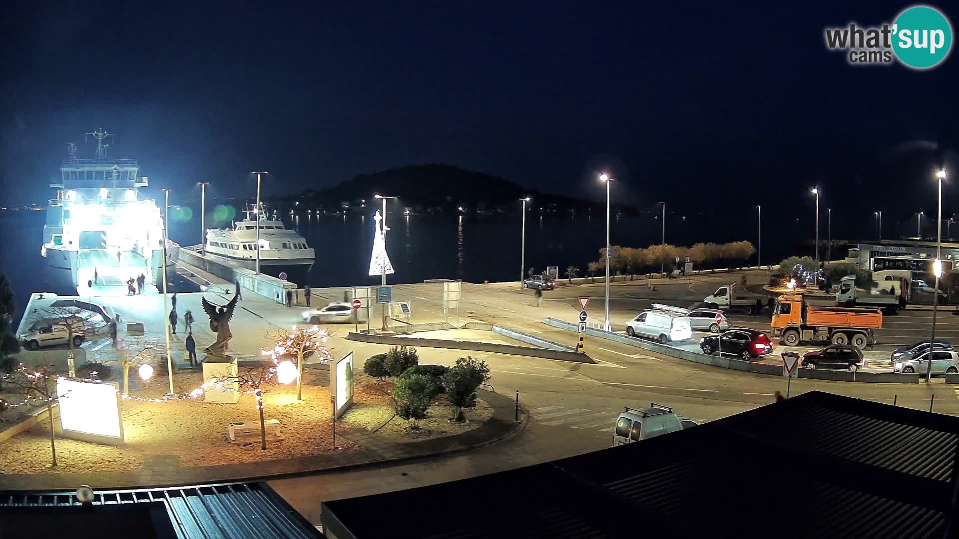 Webcam Ugliano – terminal traghetto da Preko a Zara