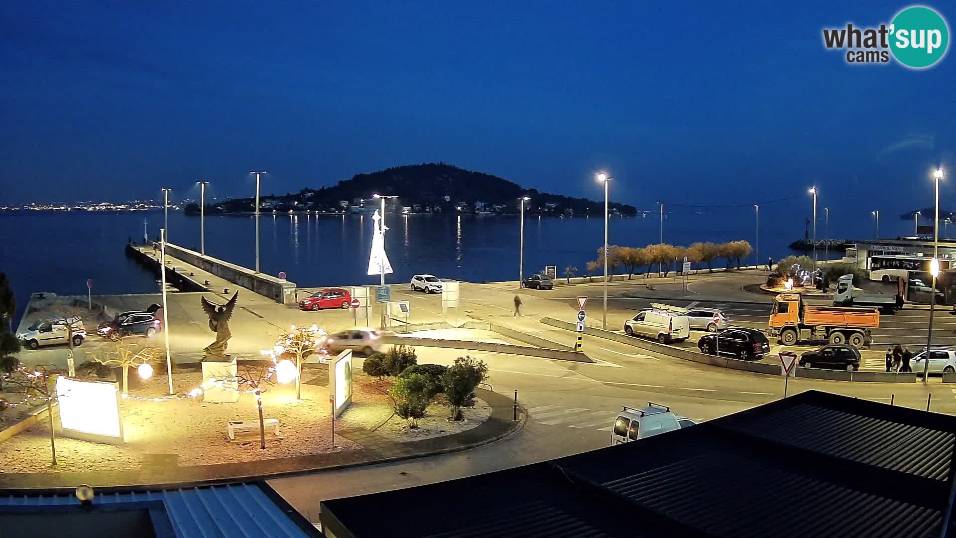 Webcam Ugliano – terminal traghetto da Preko a Zara