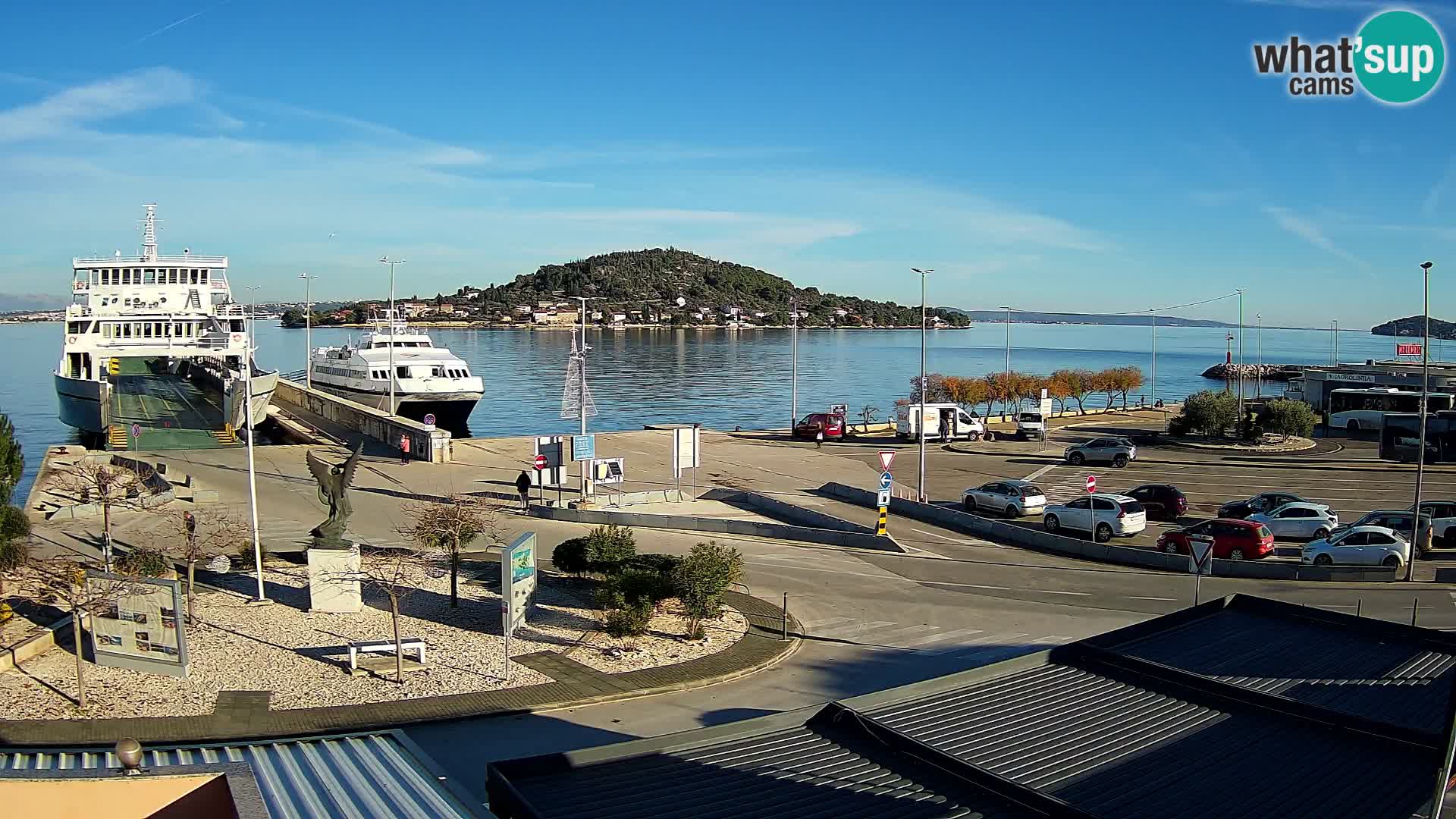 Web cam UGLJAN – Ferry de Preko à Zadar