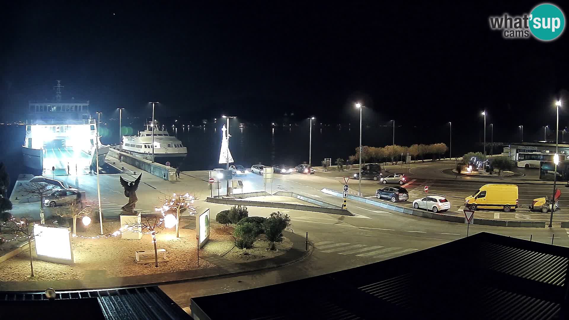 Webcam Ugliano – terminal traghetto da Preko a Zara