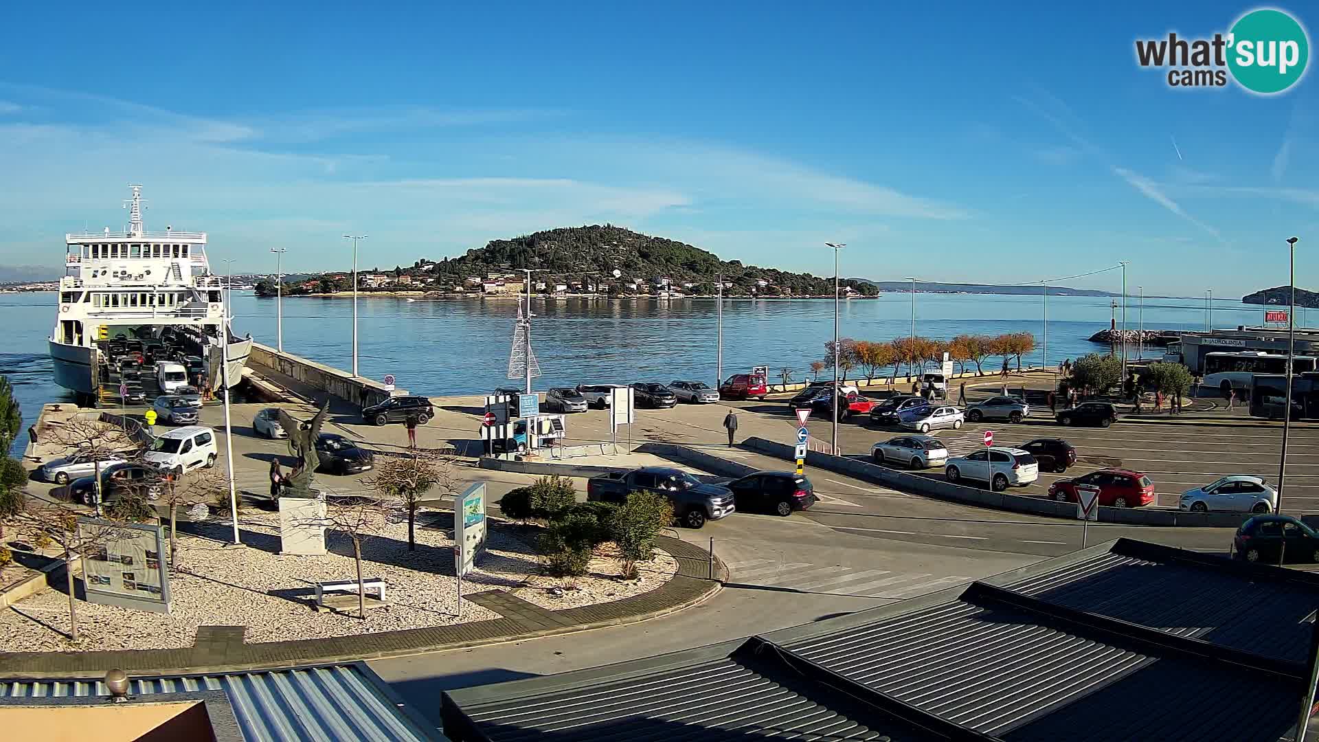 Webcam Ugljan – Preko Ferry to Zadar