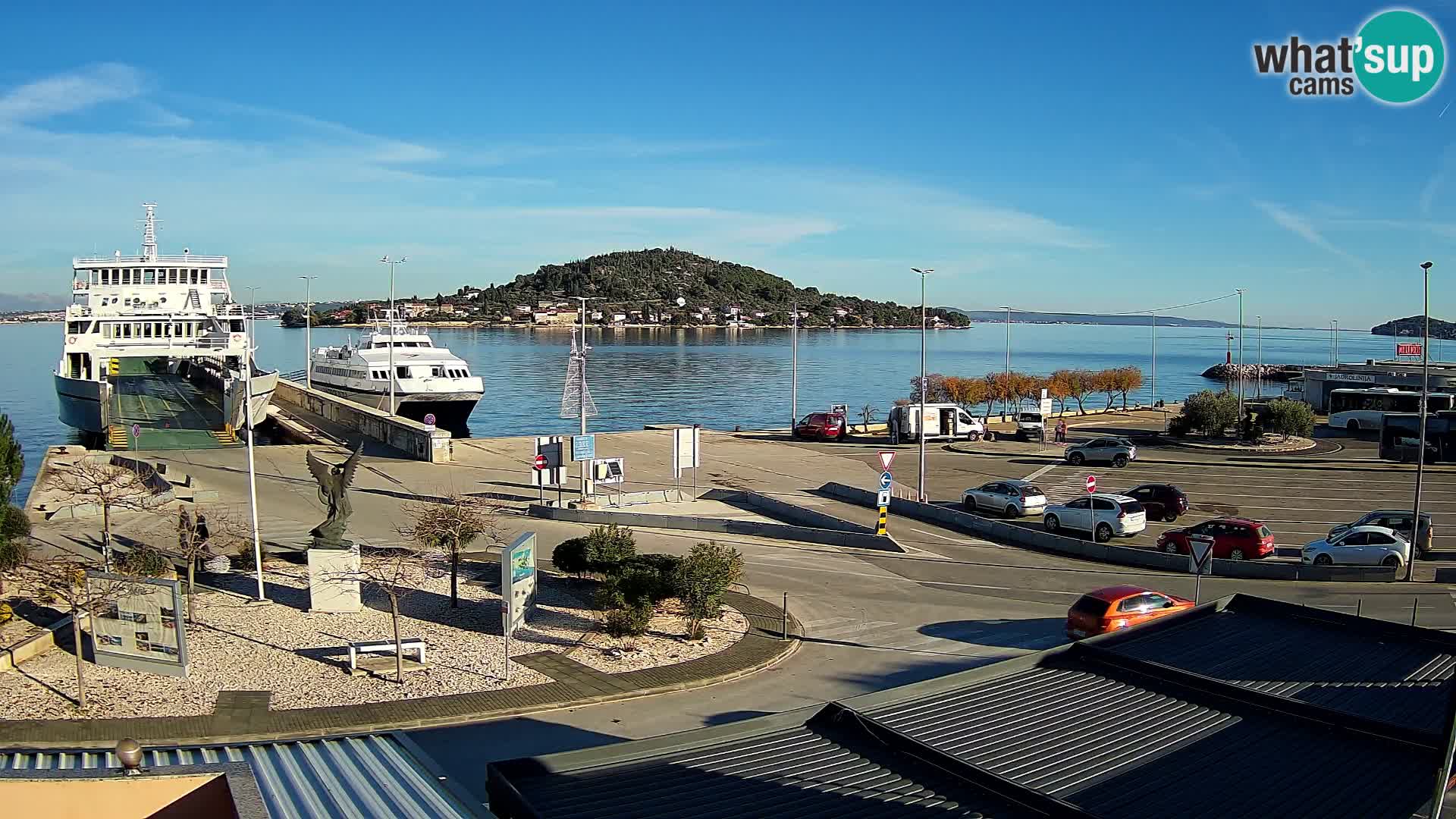 Web cam UGLJAN – Ferry de Preko à Zadar