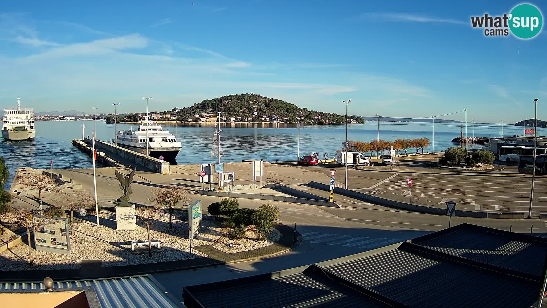 Web cam UGLJAN – Ferry de Preko à Zadar