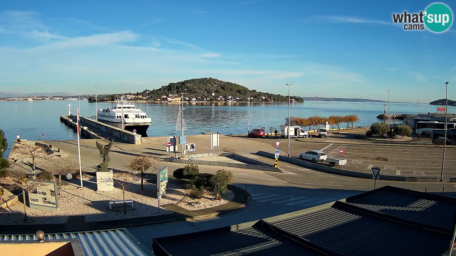 Webcam Ugljan – Preko Ferry to Zadar