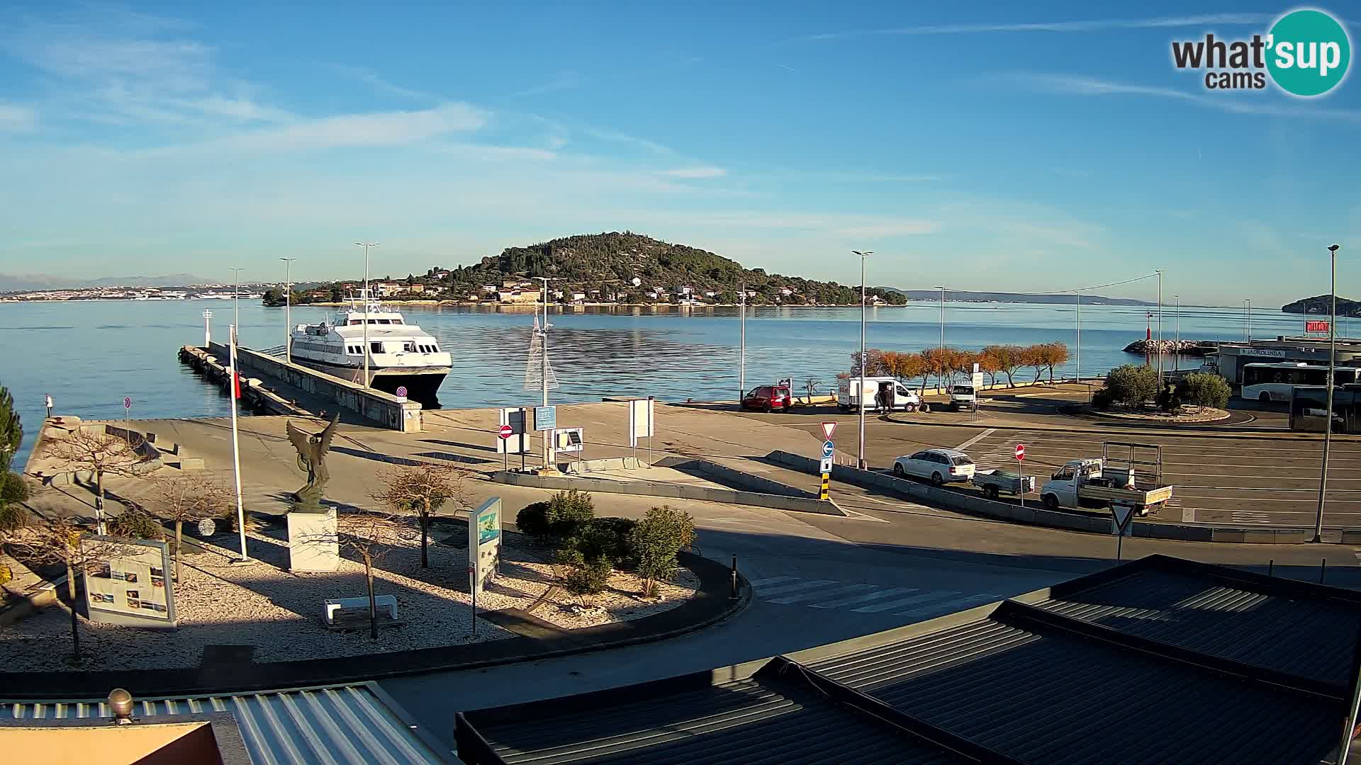 Webcam Ugljan – Preko Ferry to Zadar