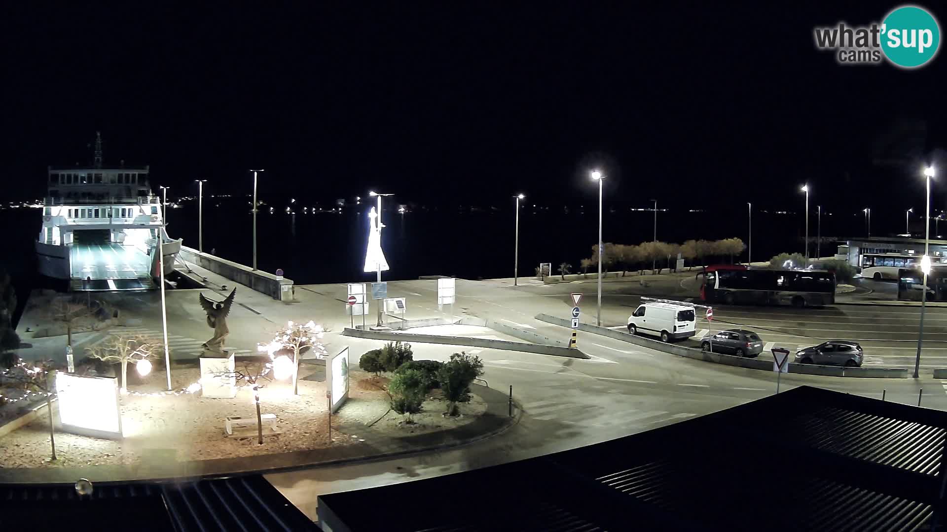 Webcam Ugliano – terminal traghetto da Preko a Zara