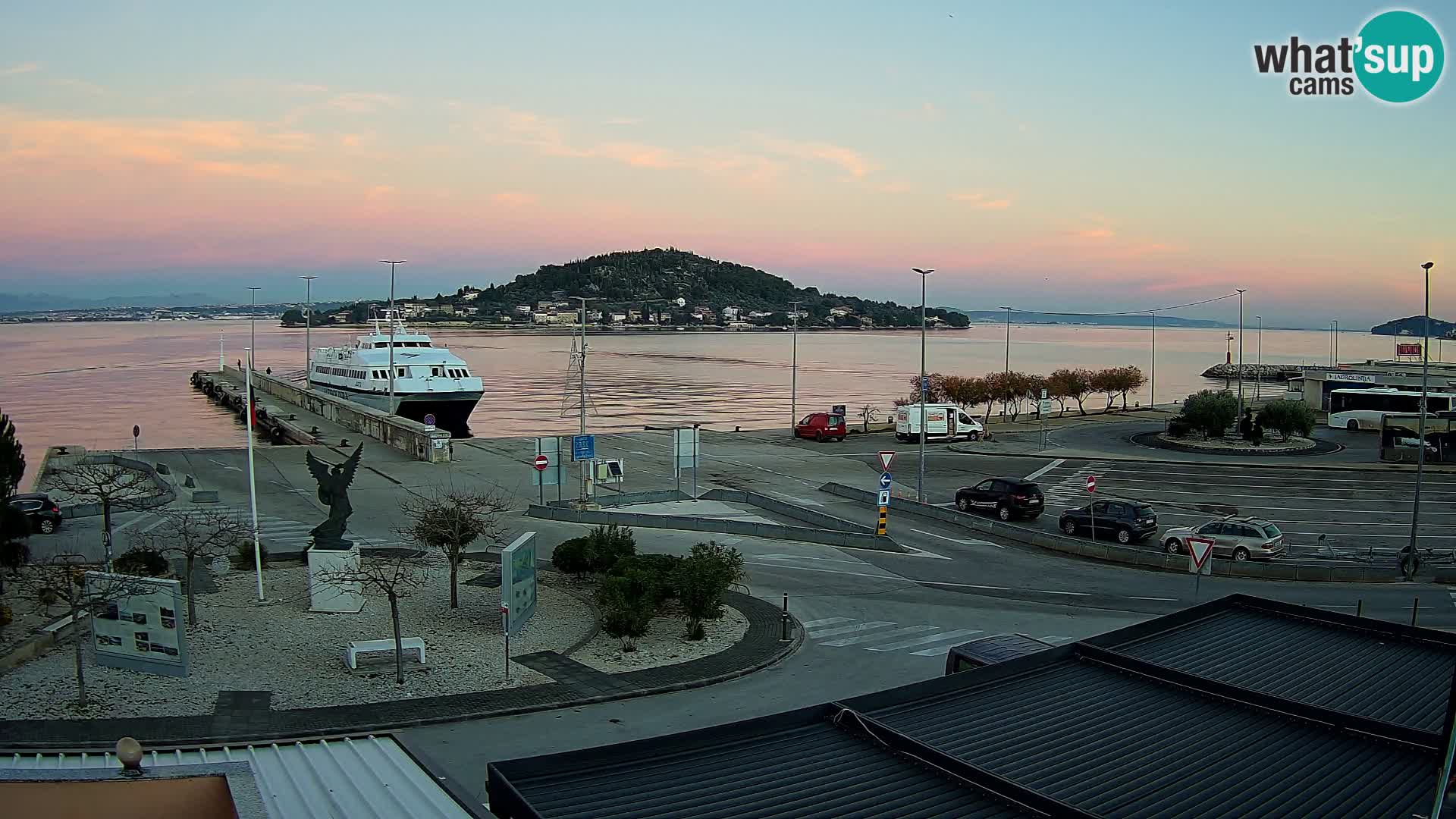 Webcam Ugliano – terminal traghetto da Preko a Zara