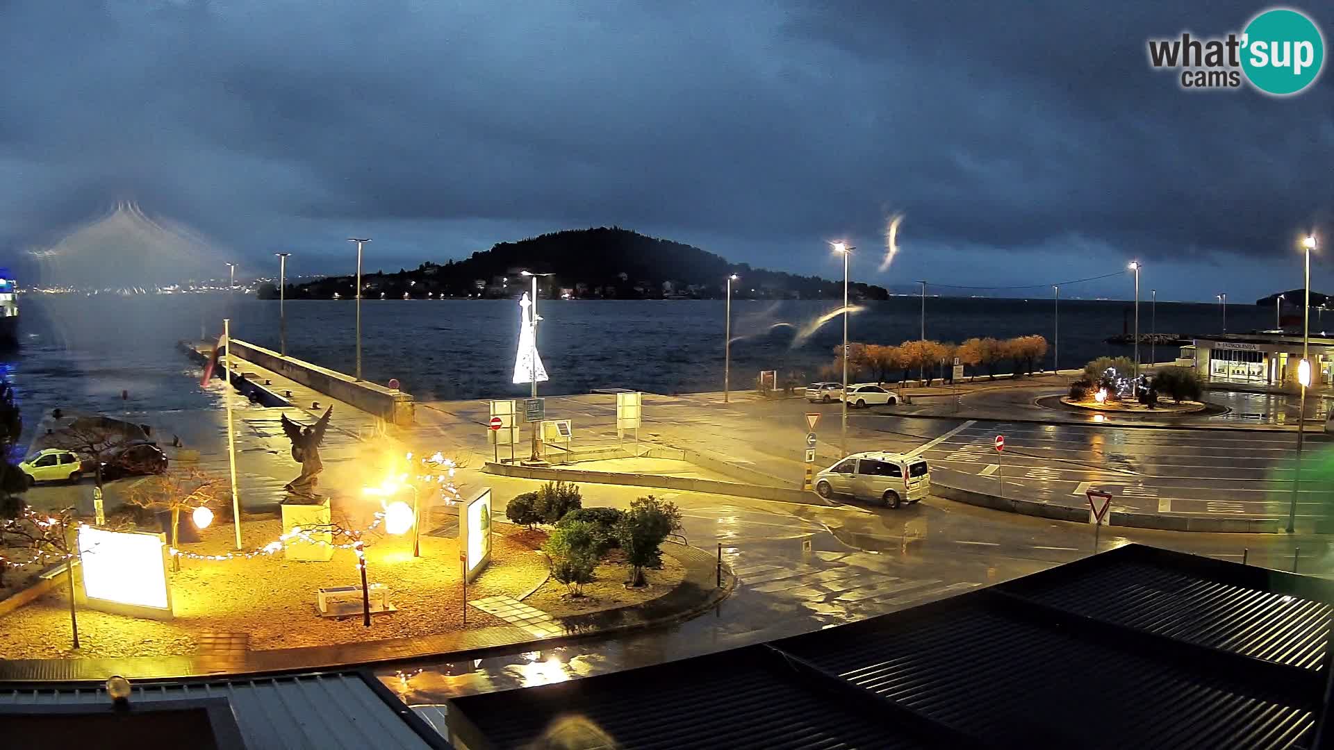 Webcam Ugliano – terminal traghetto da Preko a Zara