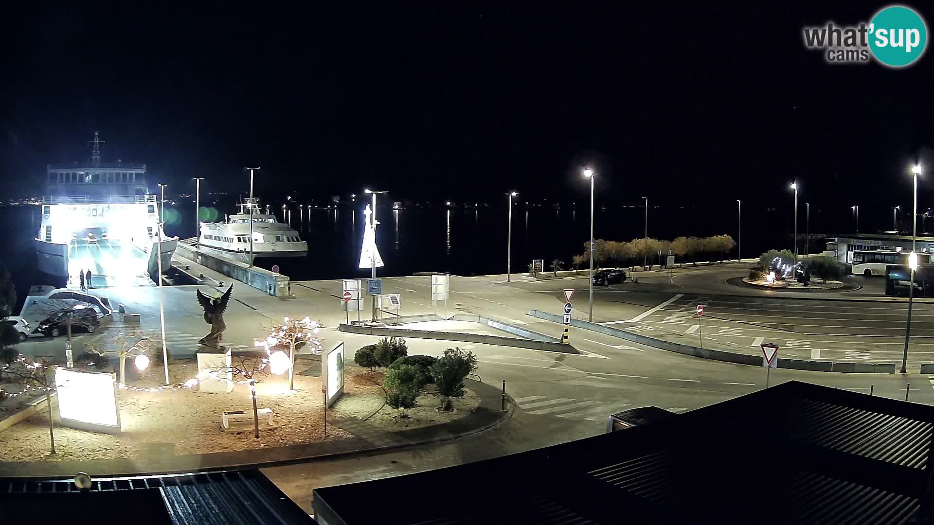 Webcam Ugliano – terminal traghetto da Preko a Zara