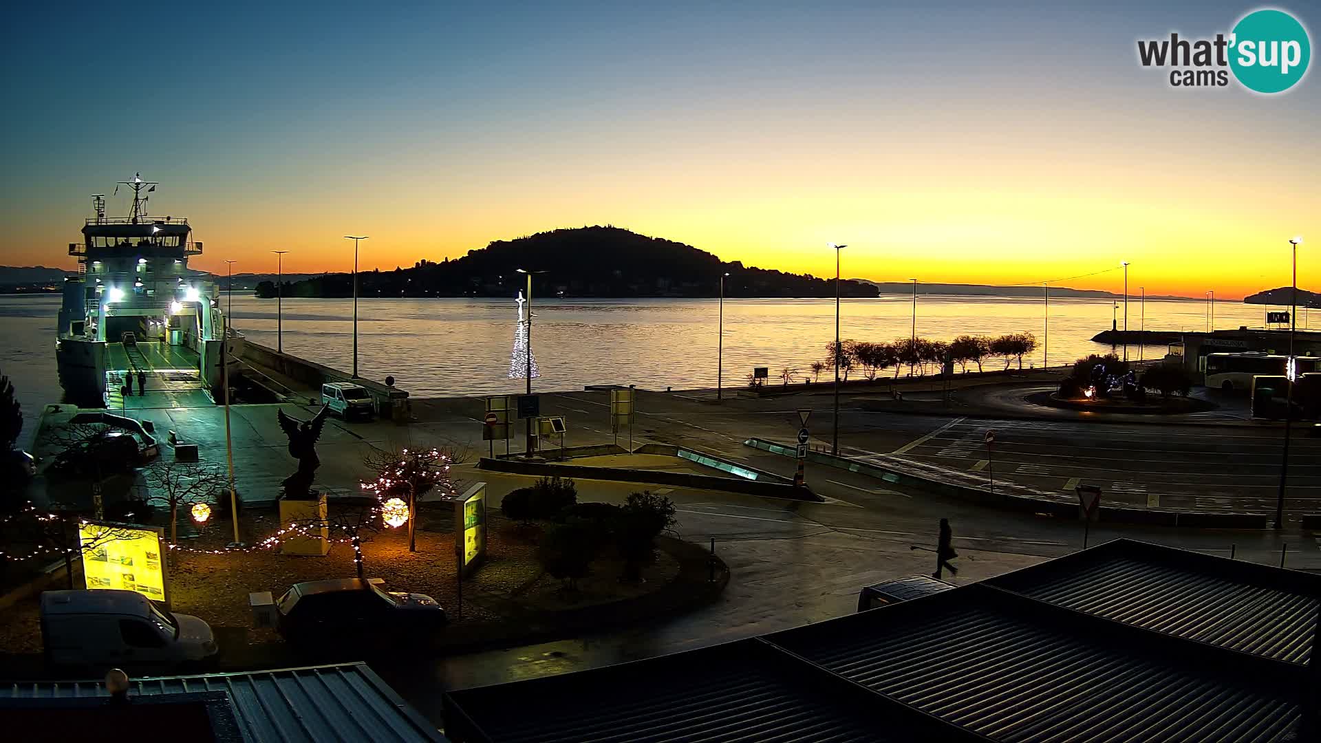 Webcam Ugliano – terminal traghetto da Preko a Zara