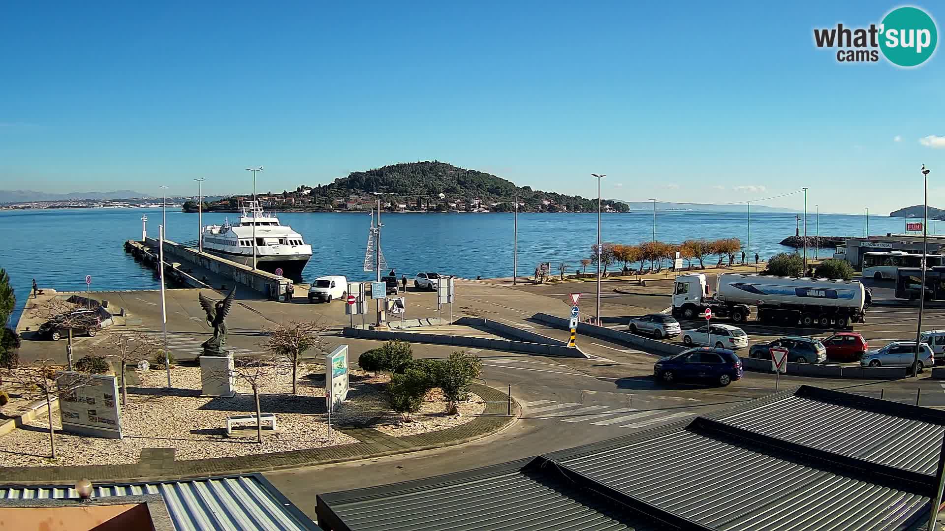 Webcam Ugliano – terminal traghetto da Preko a Zara