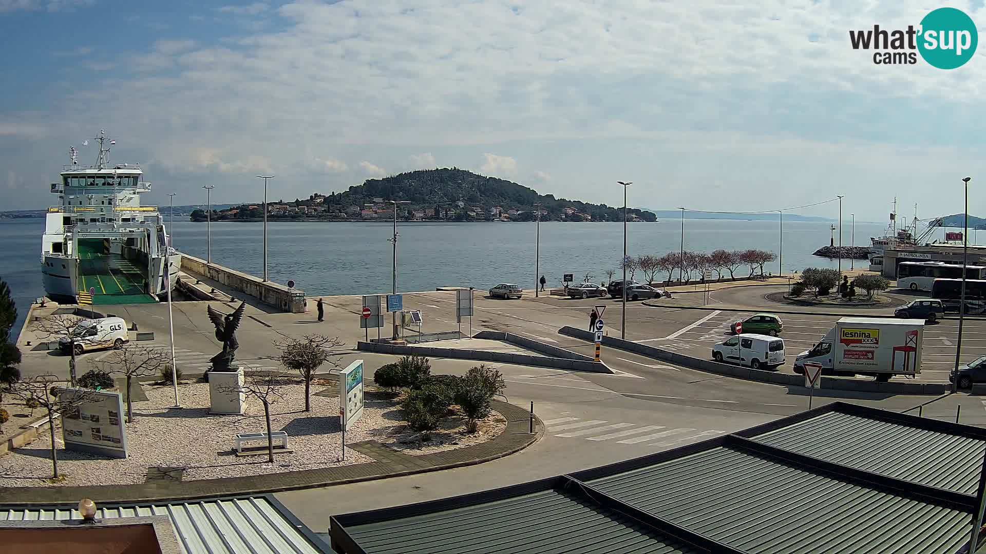 Web kamera Ugljan – Preko trajekt za Zadar