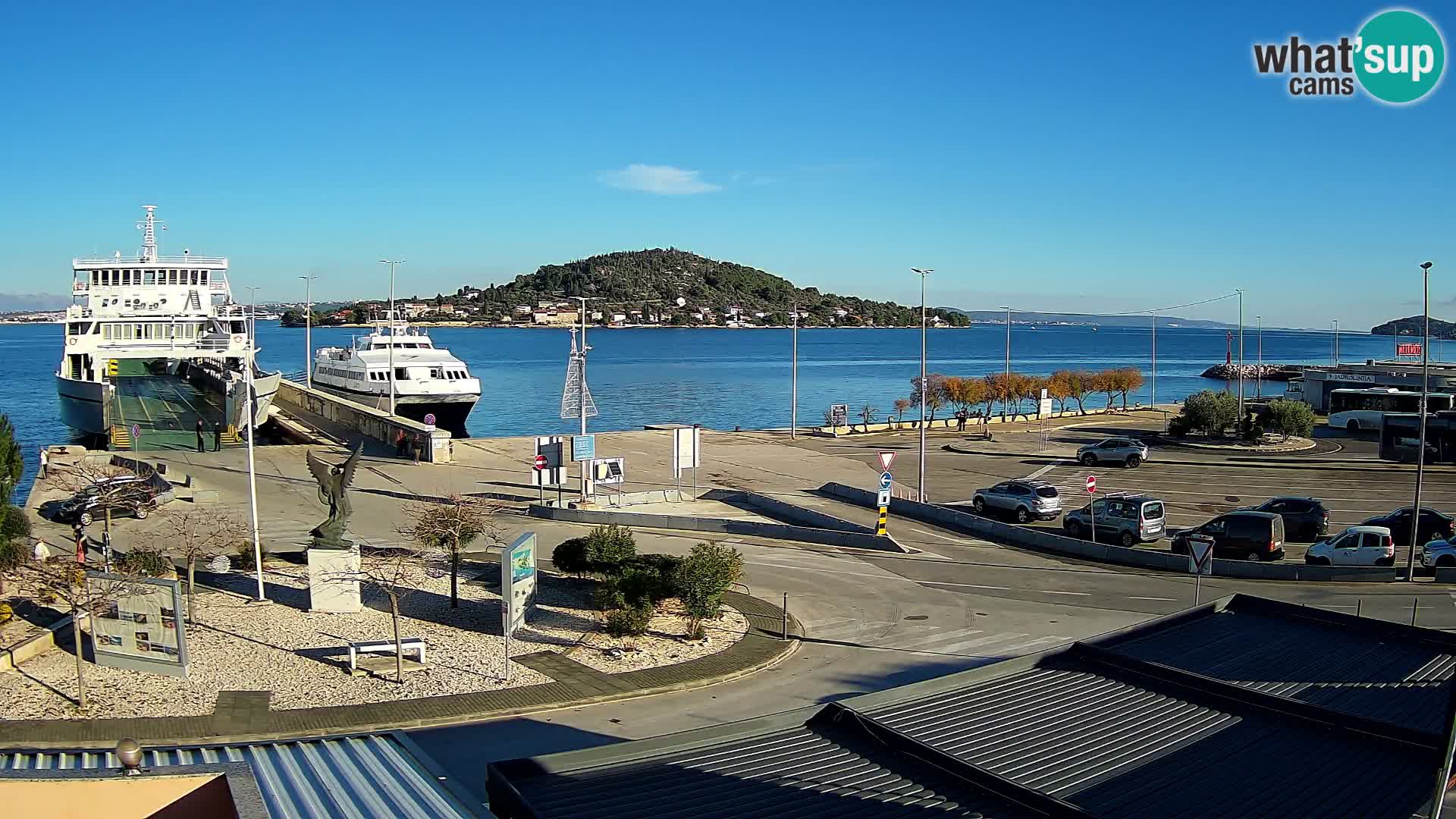 Webcam Ugljan – Preko Ferry to Zadar