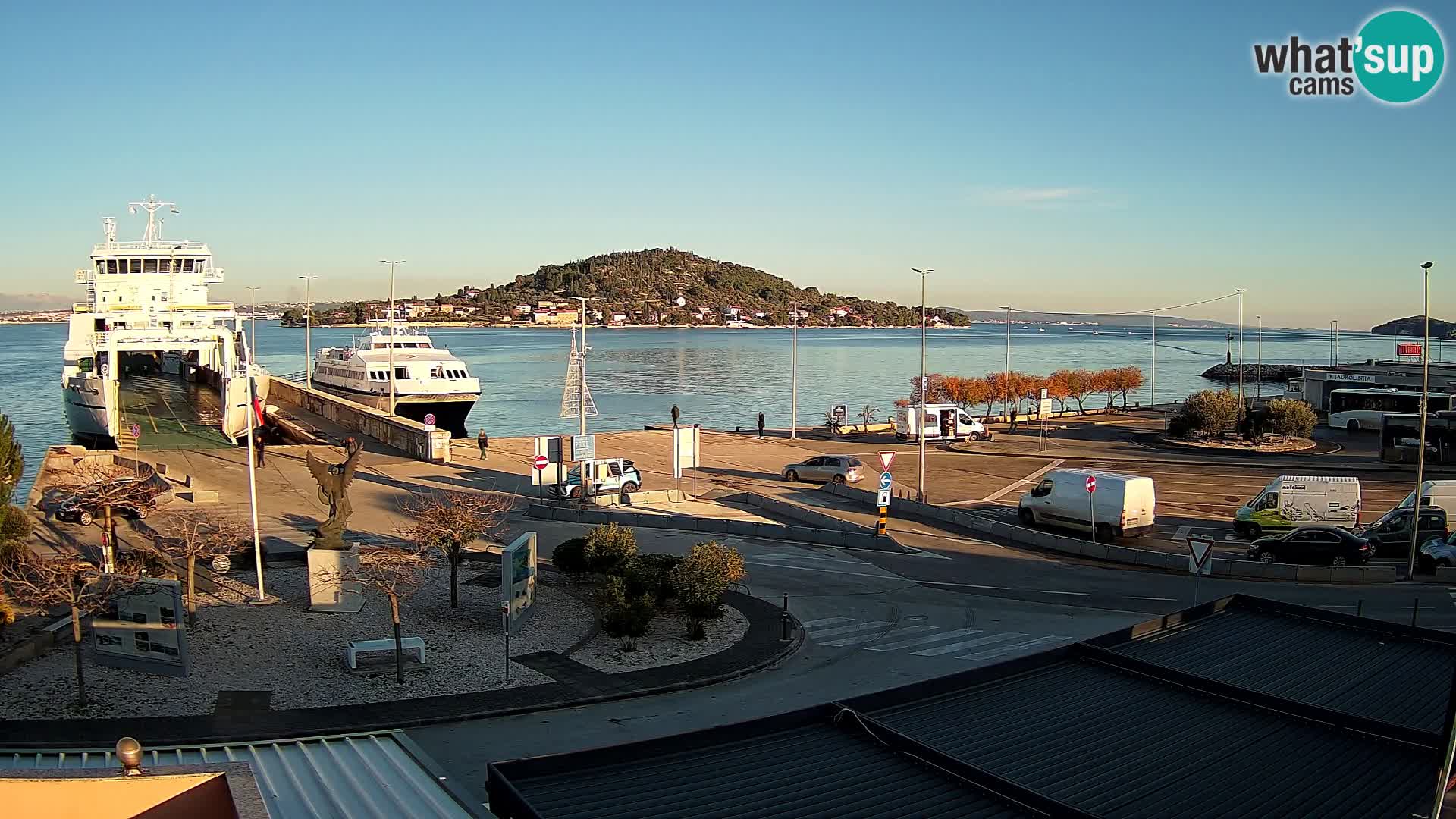 Webcam Ugljan – Preko Ferry to Zadar