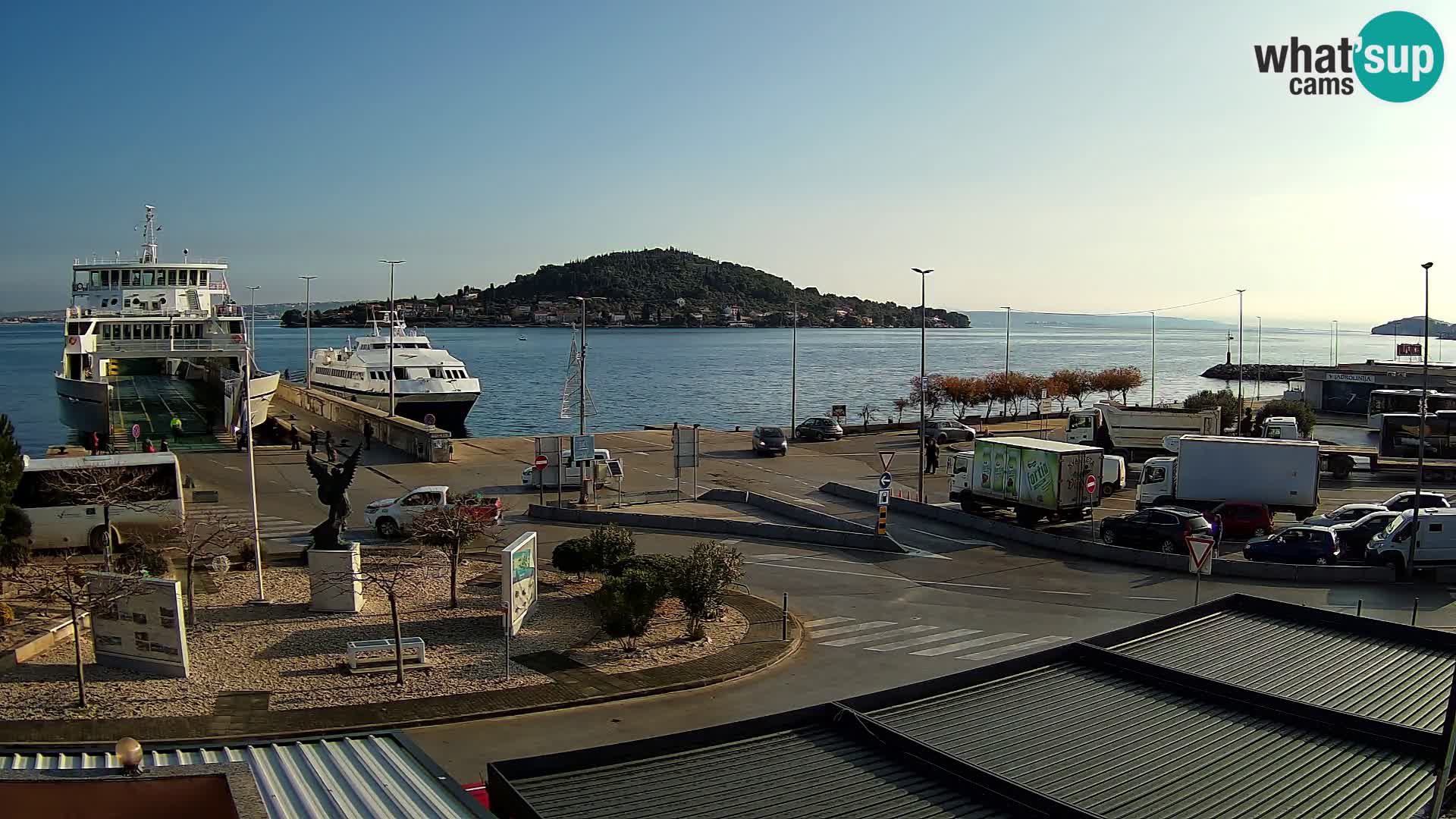 Webcam Ugljan – Preko Ferry to Zadar