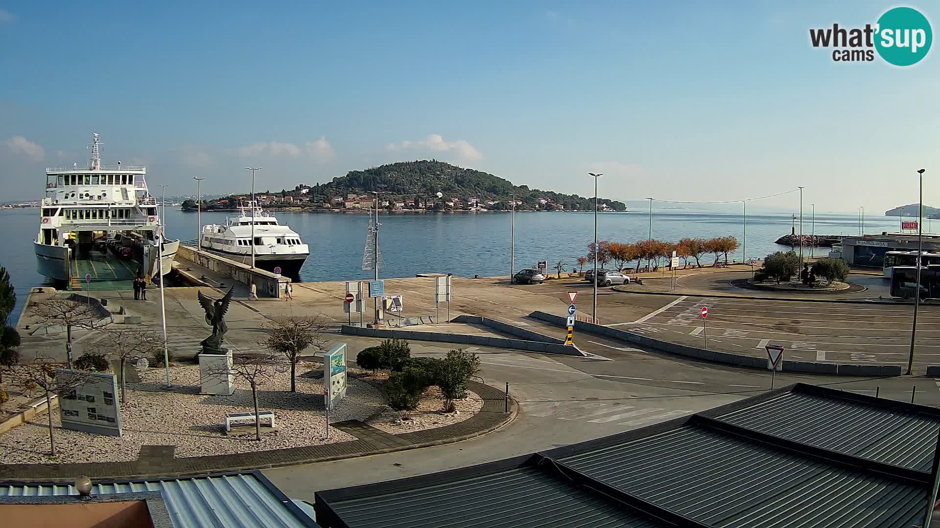 Webcam Ugliano – terminal traghetto da Preko a Zara