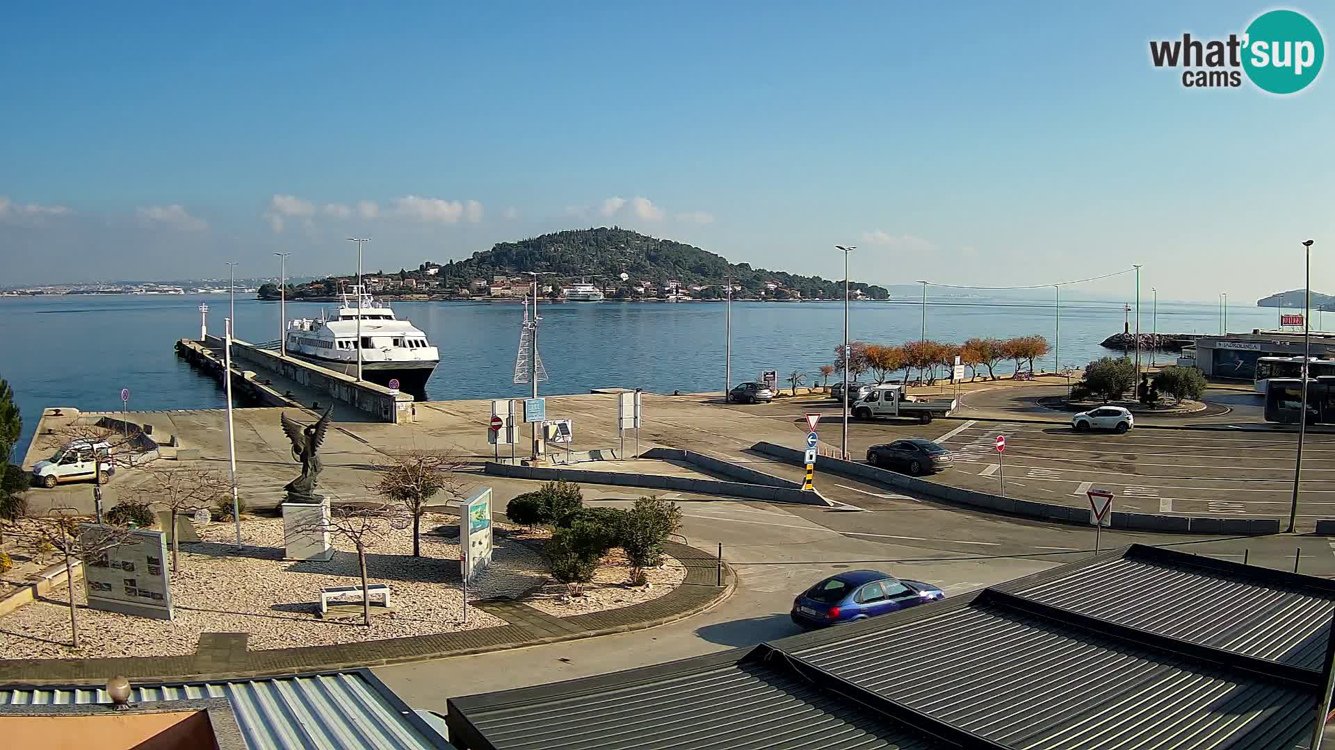 Webcam Ugljan – Preko Ferry to Zadar