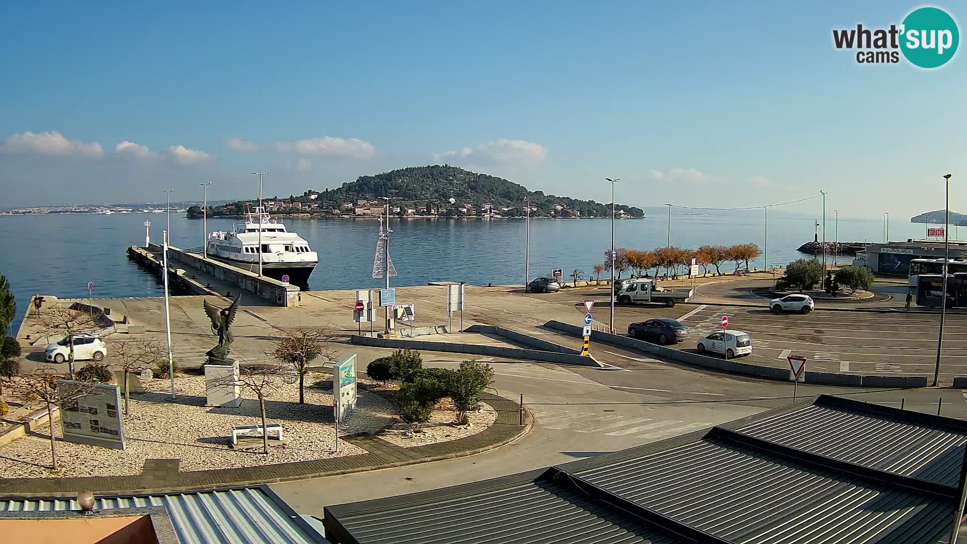 Webcam Ugljan – Preko Ferry to Zadar