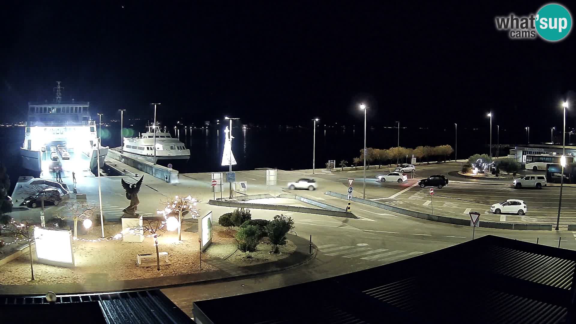 Webcam Ugliano – terminal traghetto da Preko a Zara