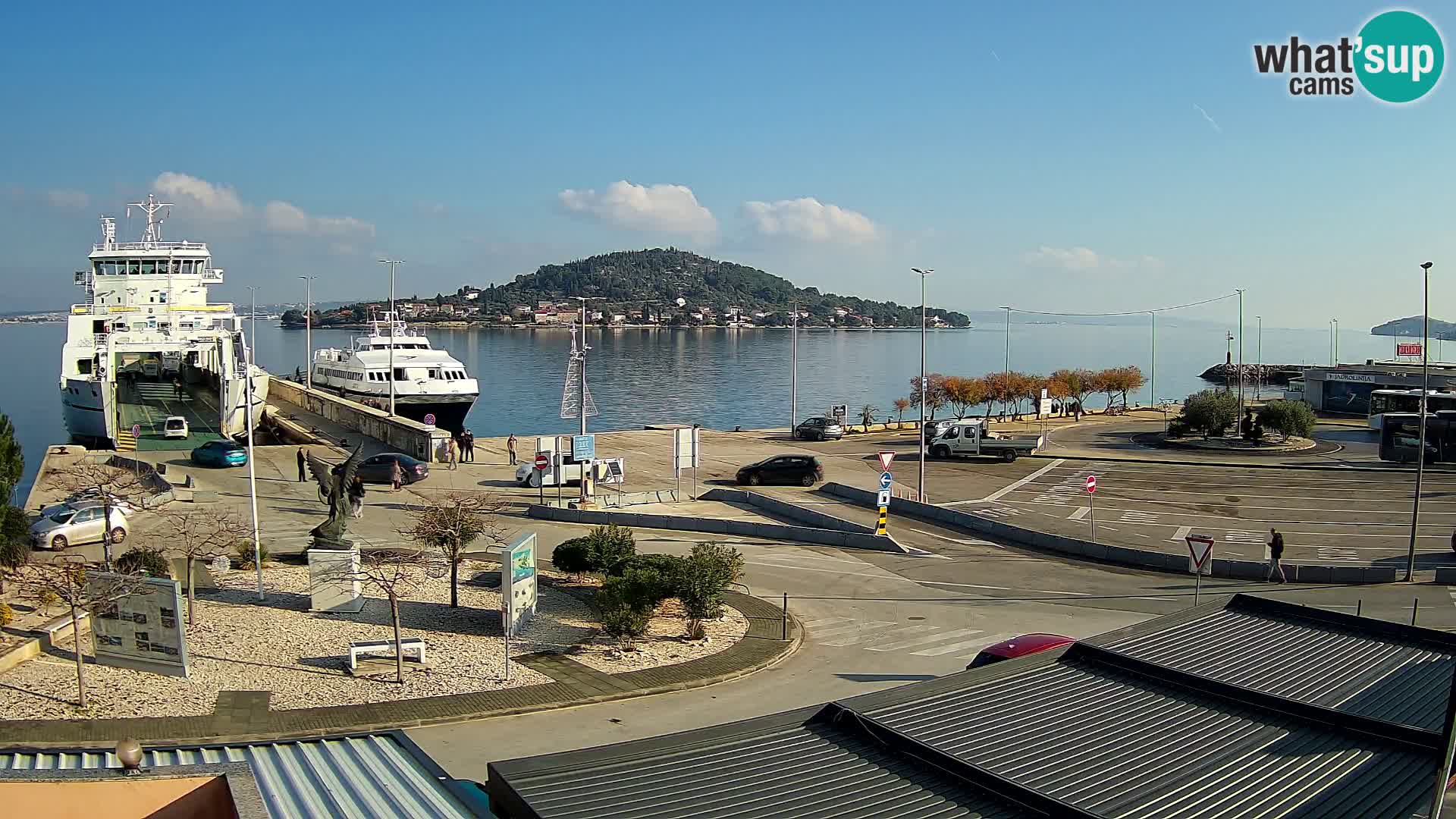 Webcam Ugliano – terminal traghetto da Preko a Zara