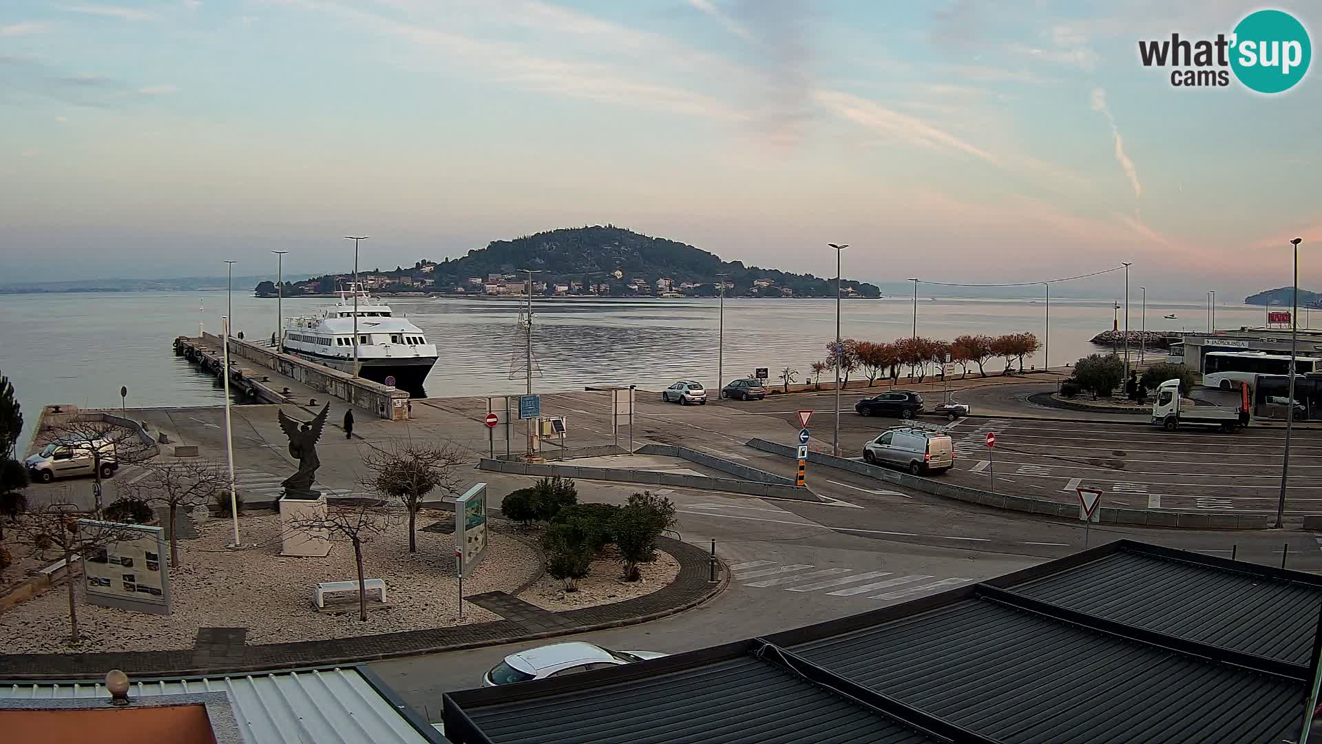 Web kamera Ugljan – Preko trajekt za Zadar
