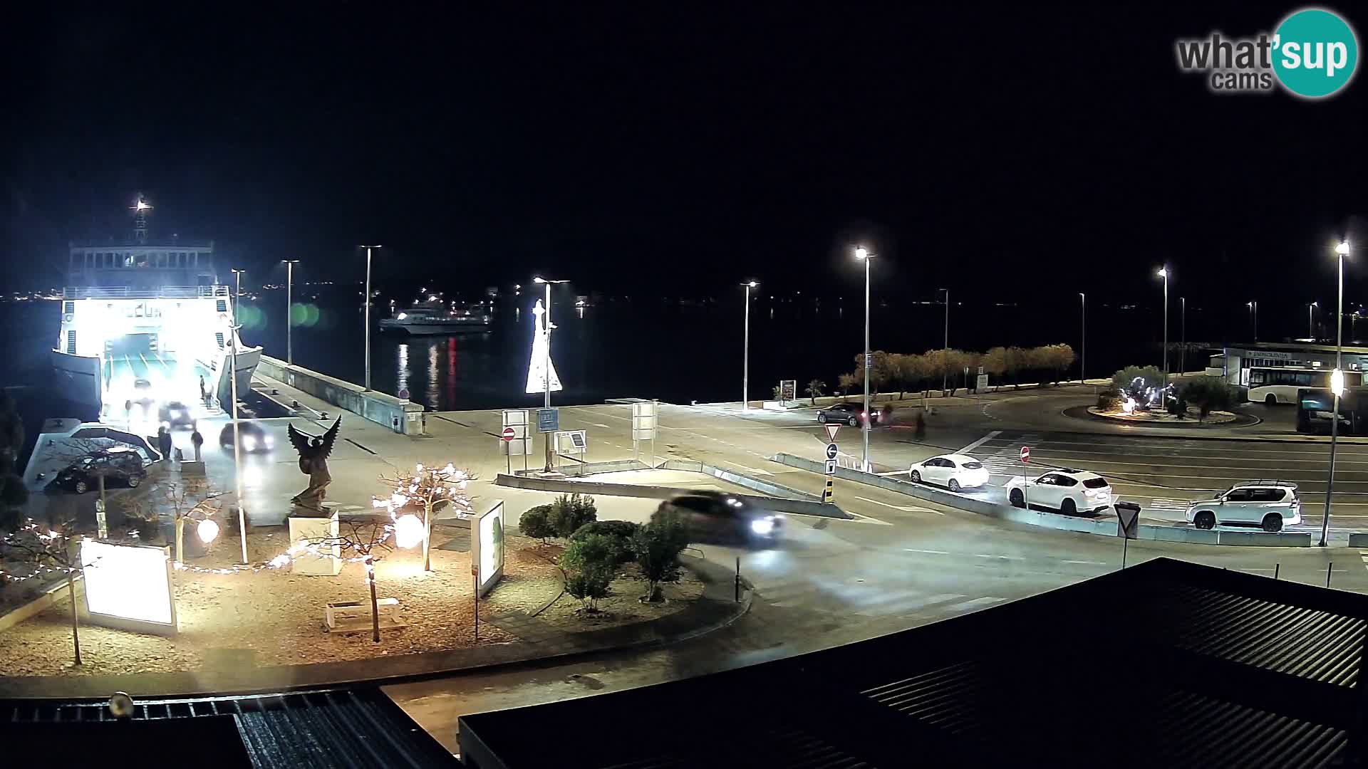 Spletna kamera Ugljan – trajekt Preko – Zadar