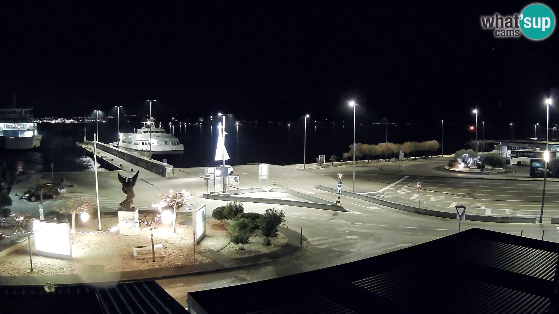 Webcam Ugliano – terminal traghetto da Preko a Zara