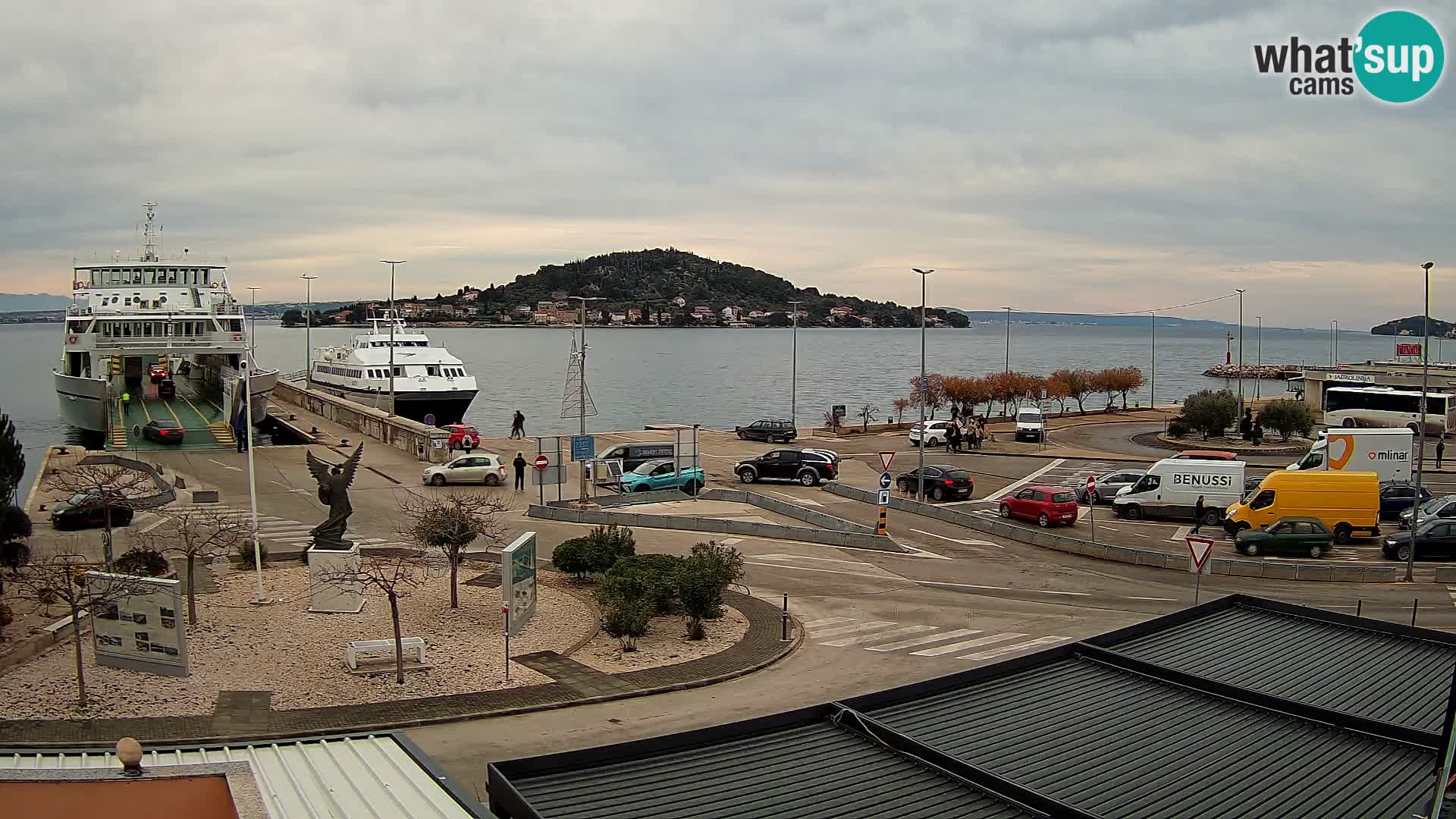 Webcam Ugljan – Preko Ferry to Zadar