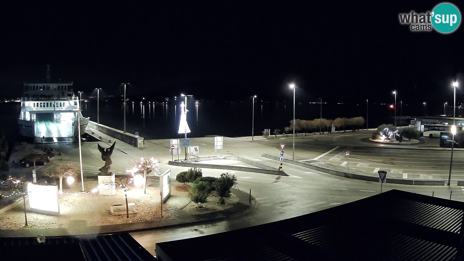 Webcam Ugliano – terminal traghetto da Preko a Zara