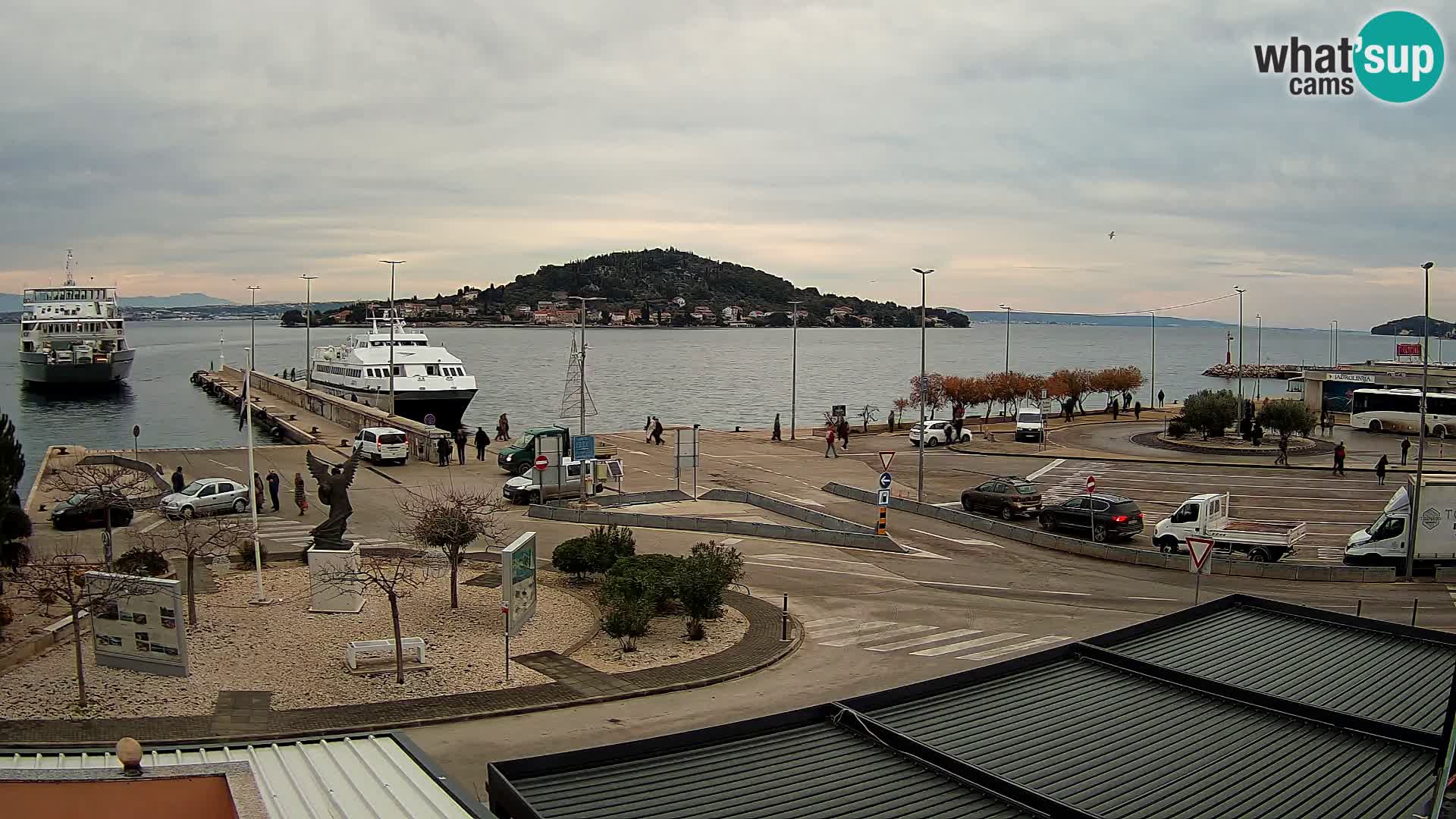 Webcam Ugljan – Preko Ferry to Zadar