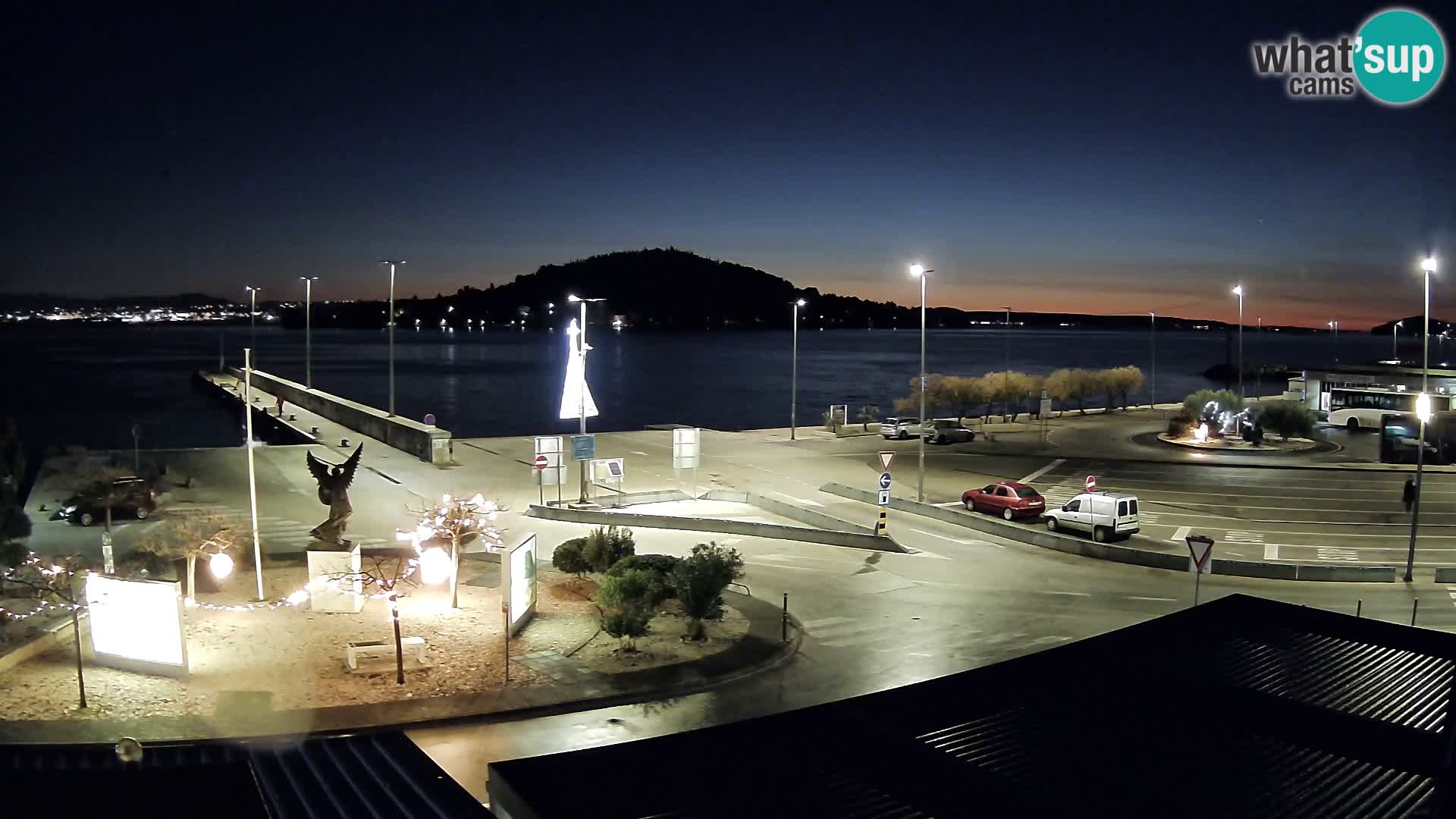 Spletna kamera Ugljan – trajekt Preko – Zadar