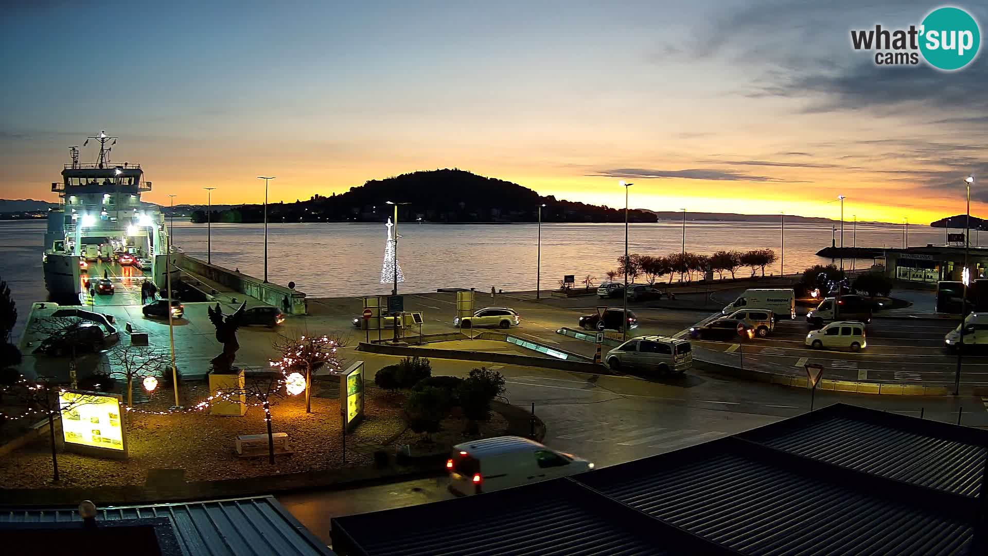 Web kamera Ugljan – Preko trajekt za Zadar