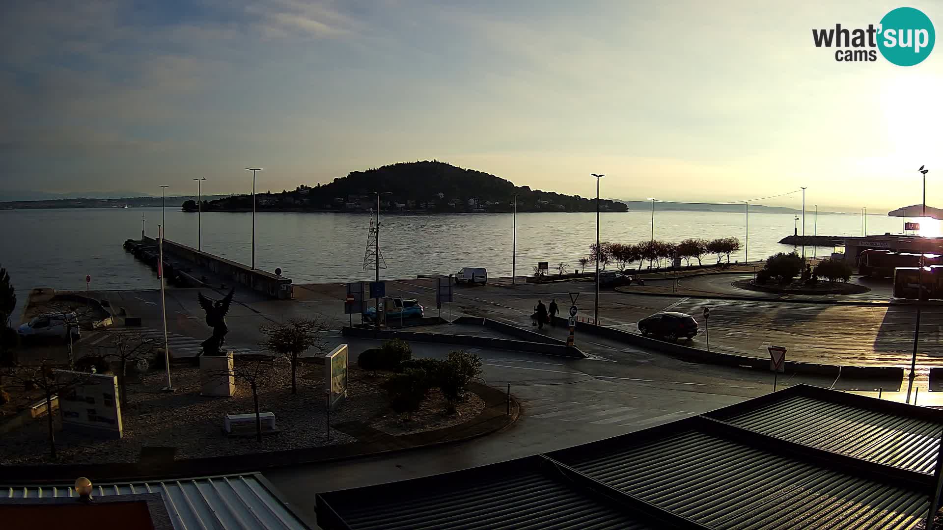 Spletna kamera Ugljan – trajekt Preko – Zadar