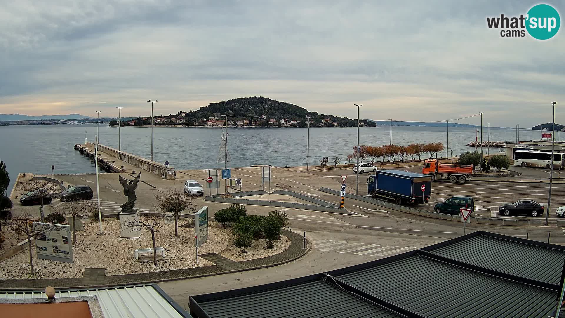 Web kamera Ugljan – Preko trajekt za Zadar