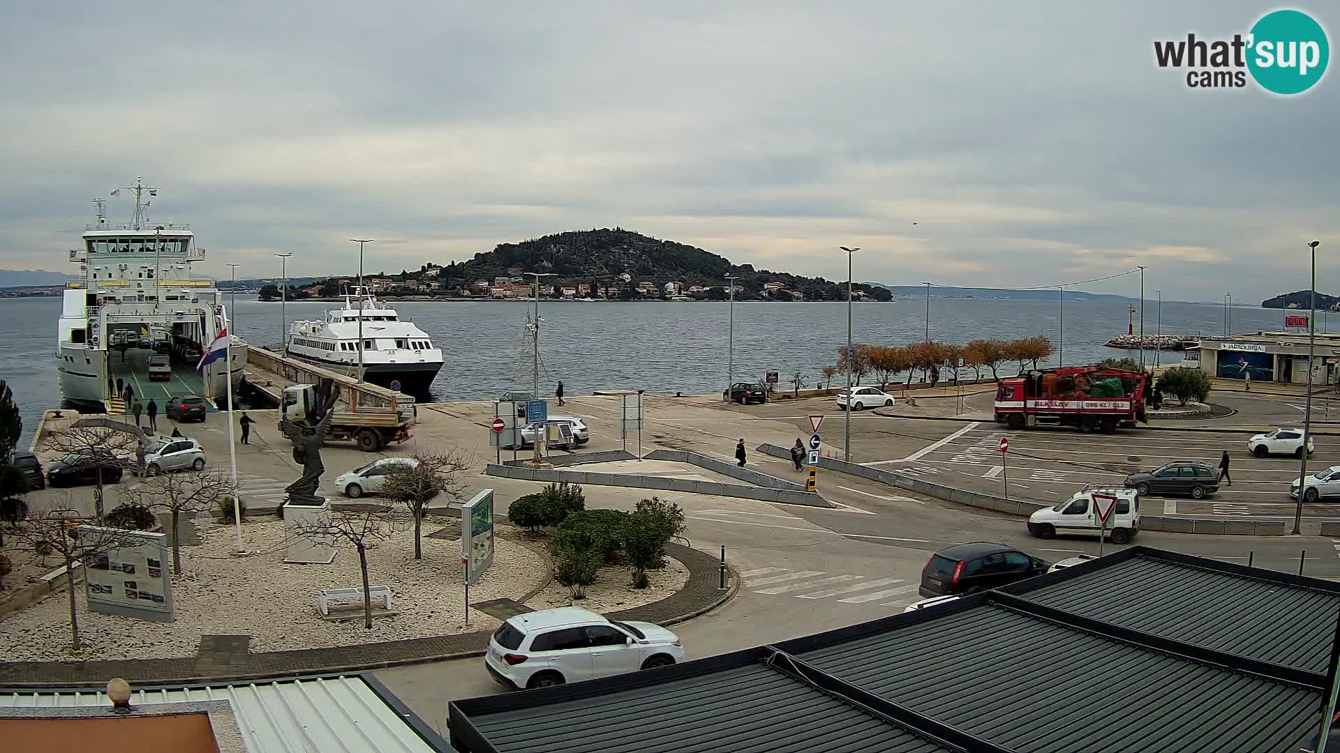 Webcam Ugljan – Preko Ferry to Zadar