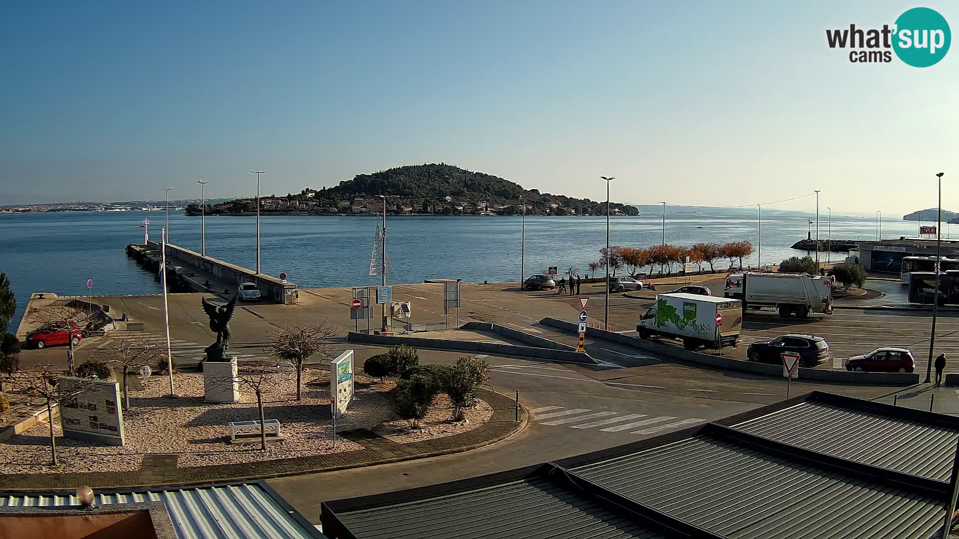 Webcam Ugliano – terminal traghetto da Preko a Zara