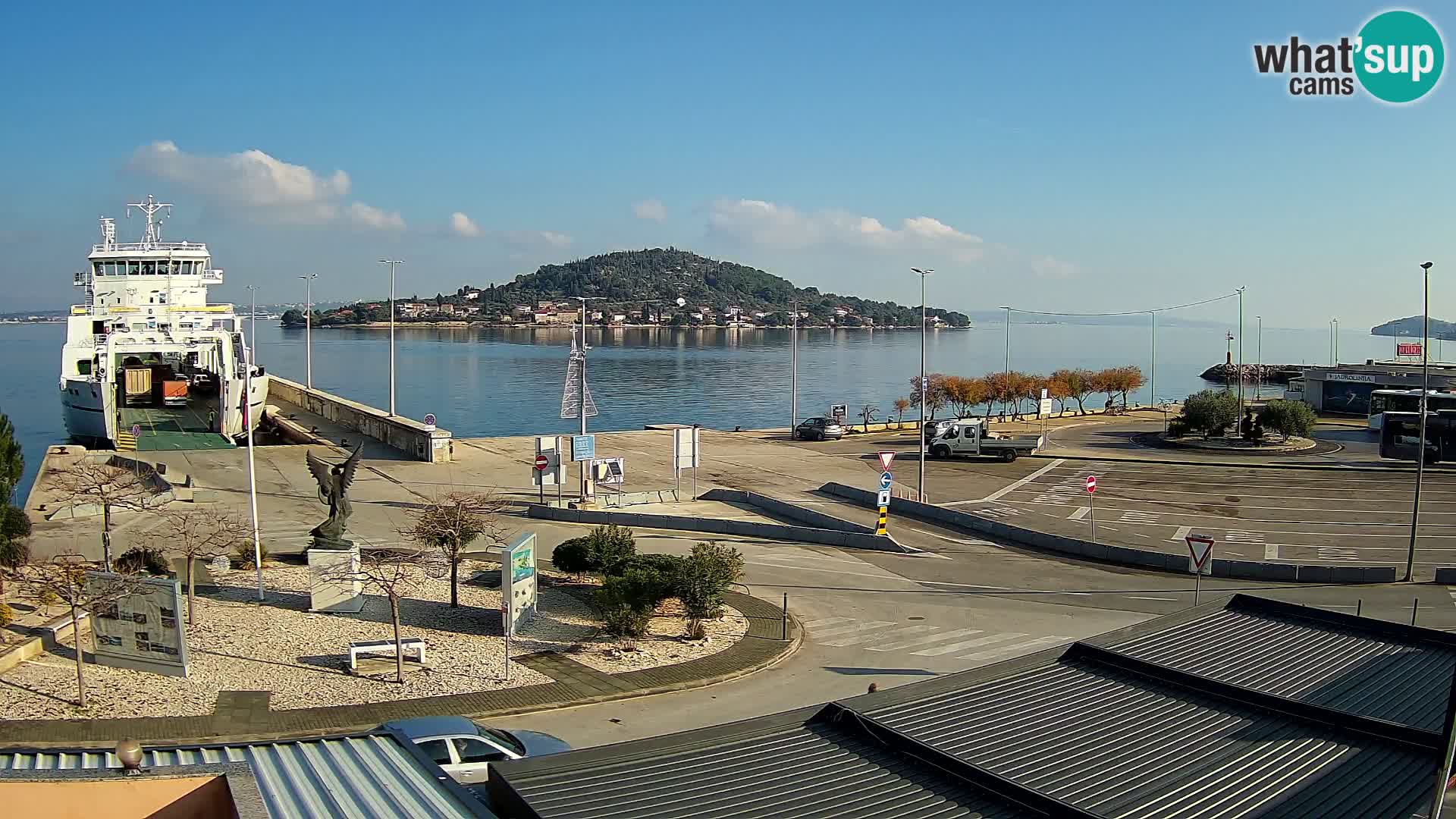 Web kamera Ugljan – Preko trajekt za Zadar