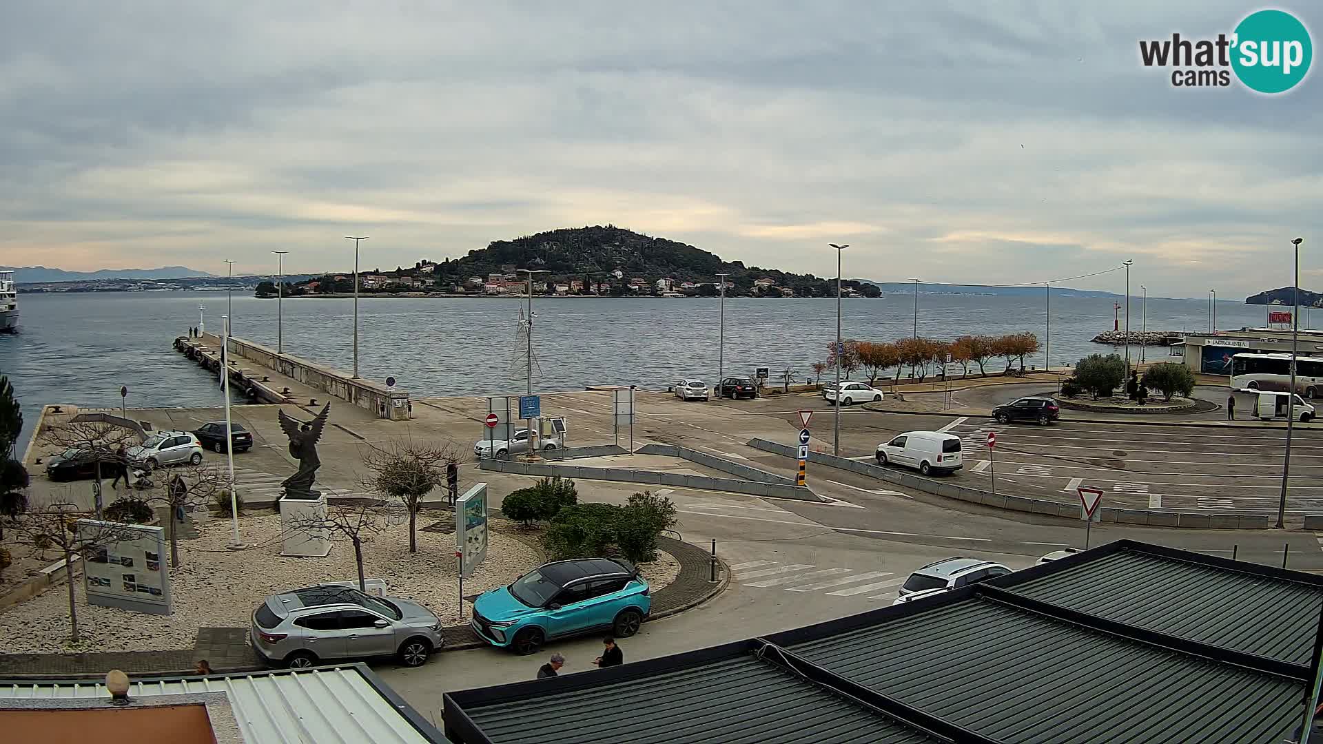 Webcam Ugliano – terminal traghetto da Preko a Zara