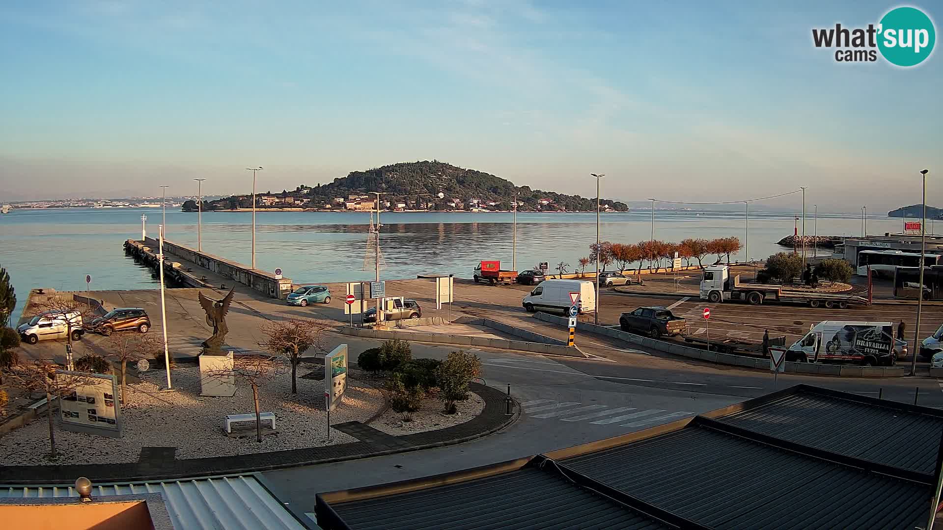 Web kamera Ugljan – Preko trajekt za Zadar