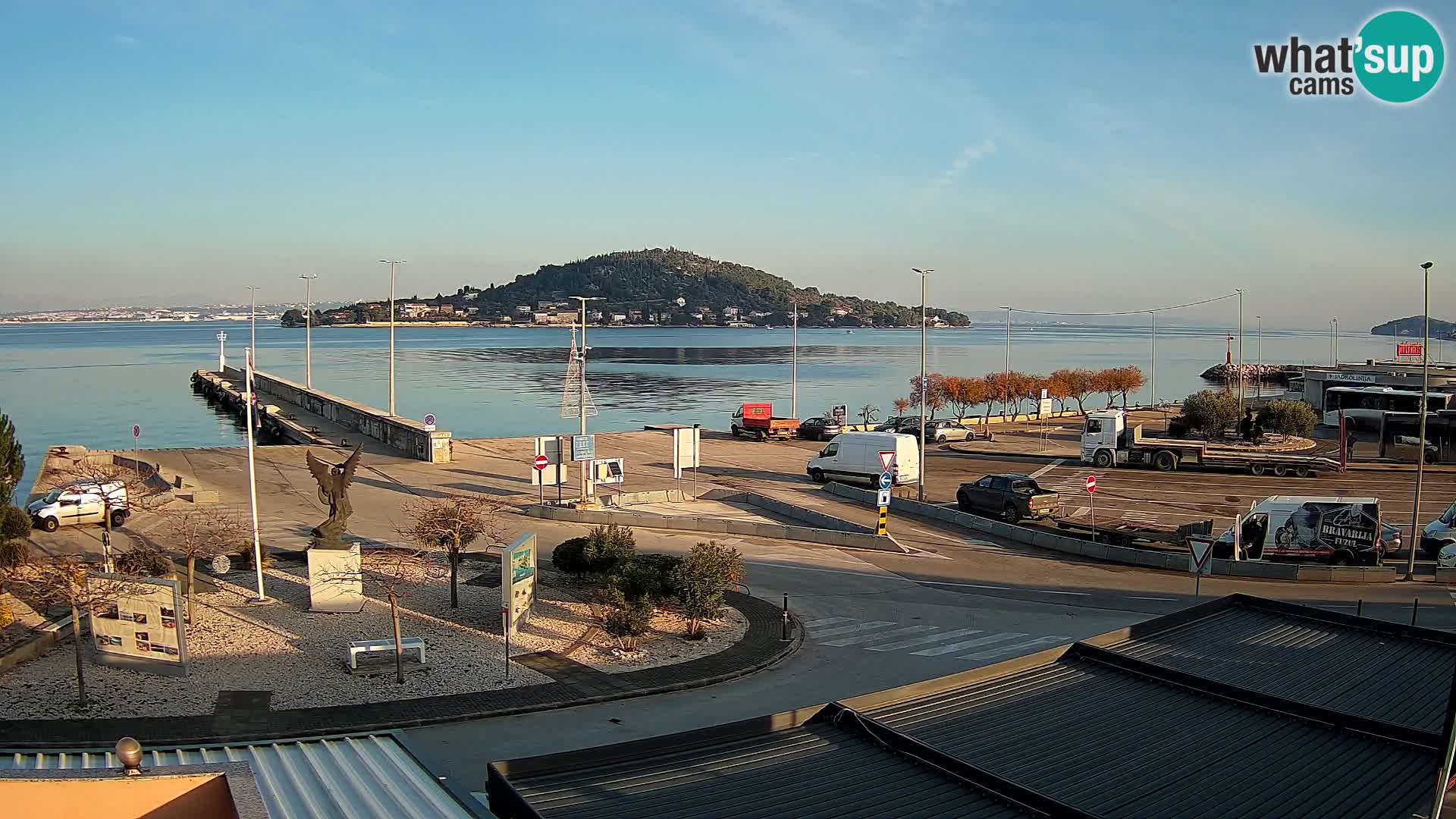 Webcam Ugljan – Preko Ferry to Zadar
