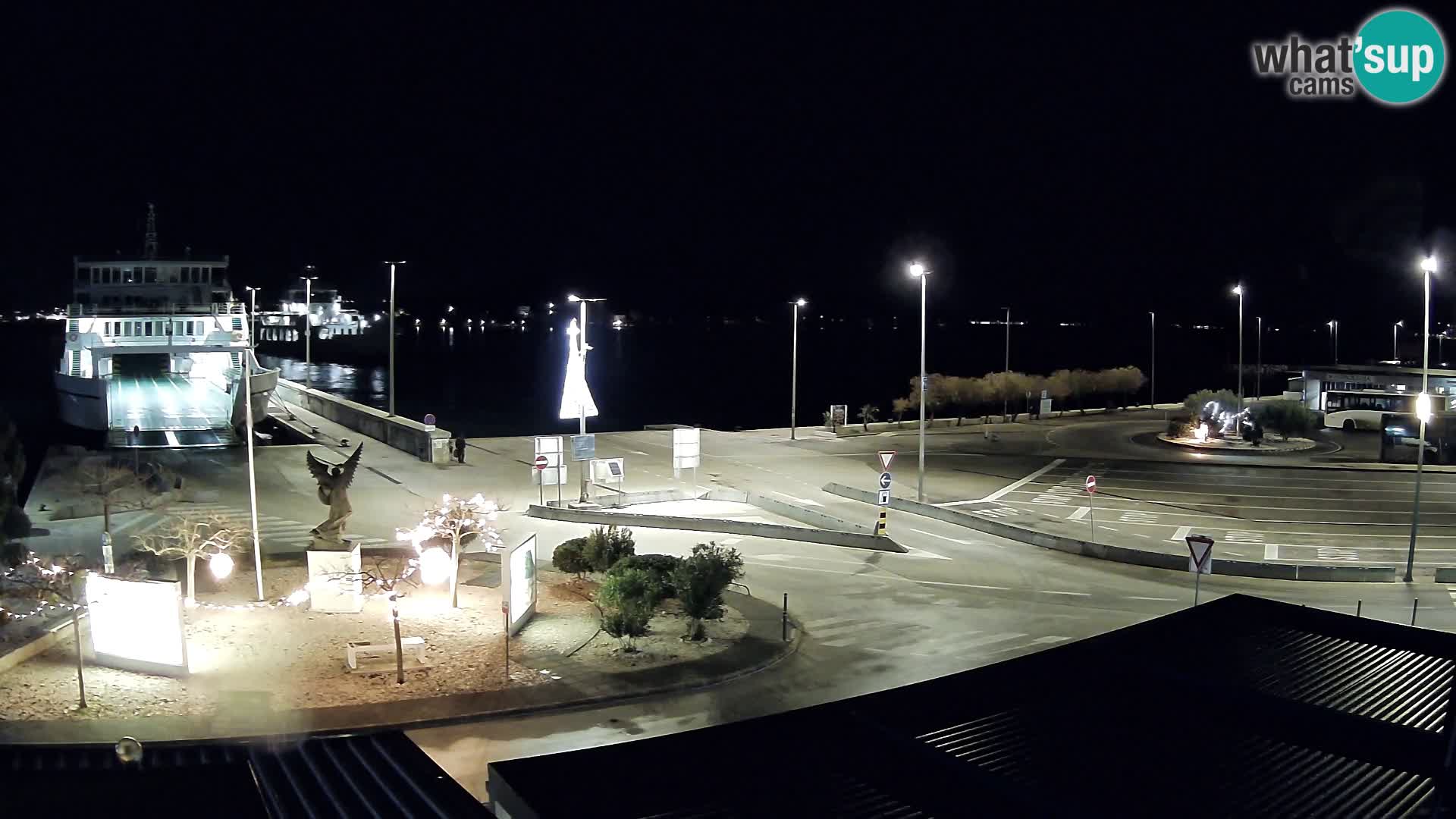 Web kamera Ugljan – Preko trajekt za Zadar