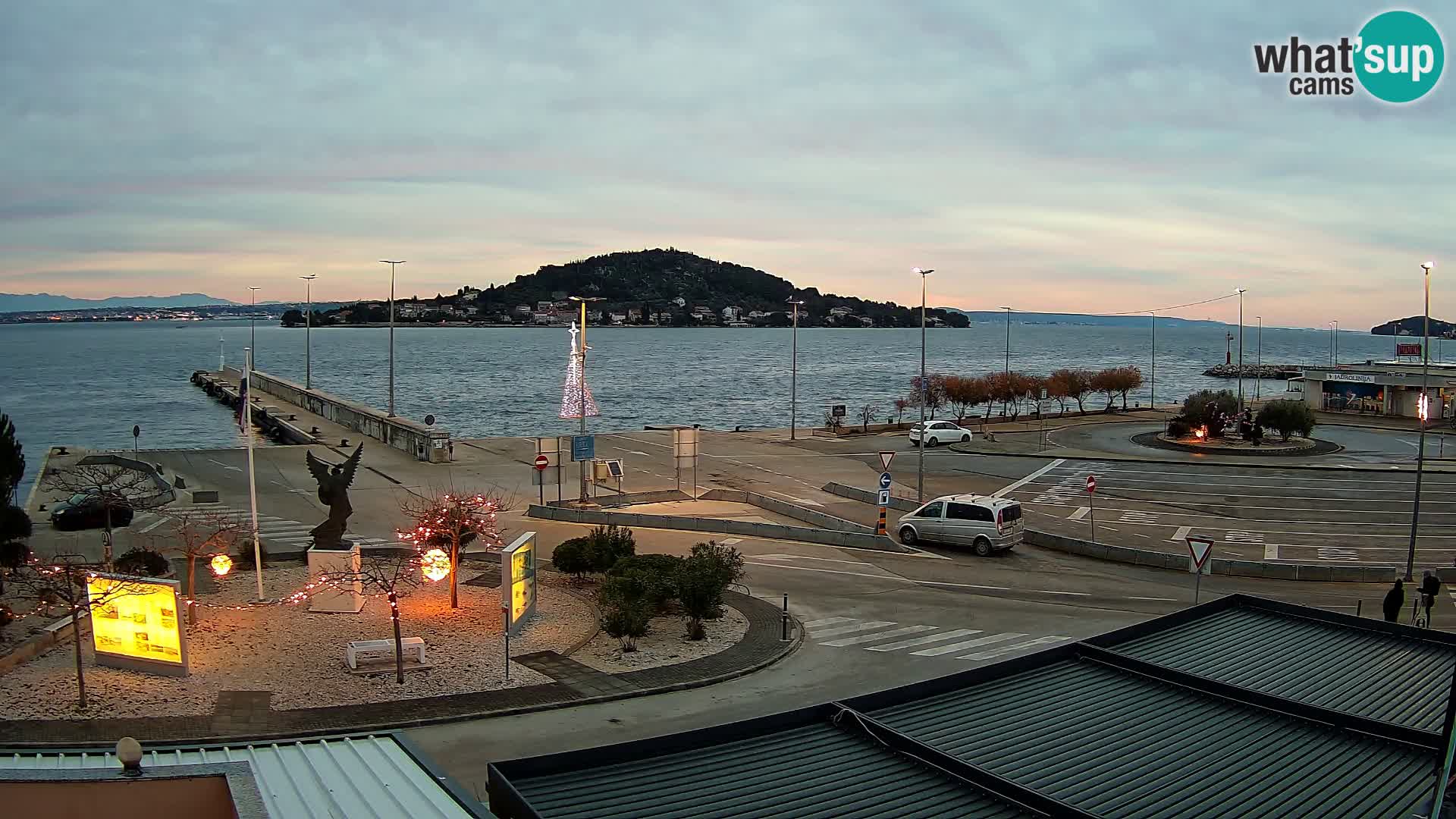 Webcam Ugliano – terminal traghetto da Preko a Zara