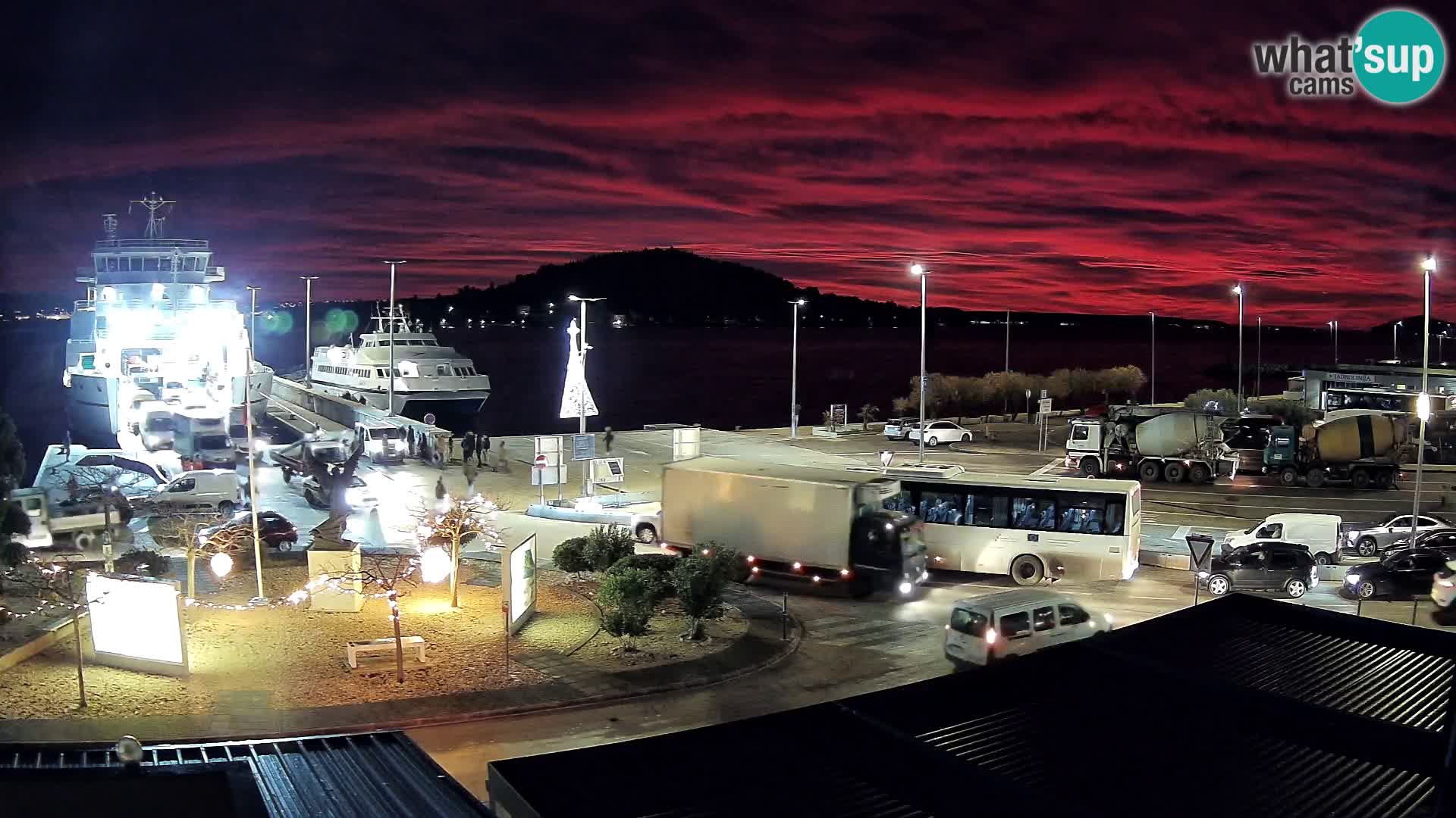 Web cam UGLJAN – Ferry de Preko à Zadar