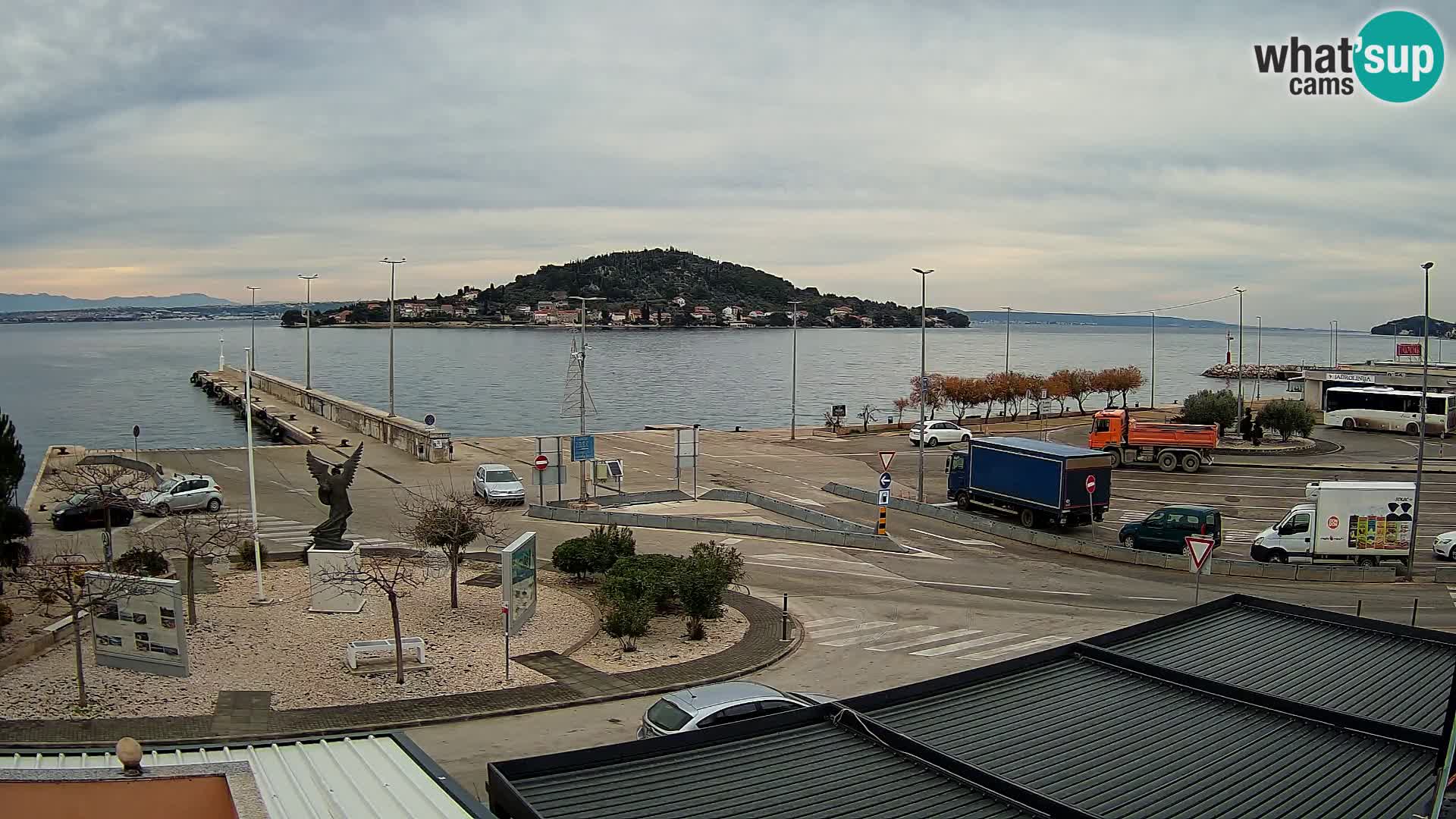 Spletna kamera Ugljan – trajekt Preko – Zadar