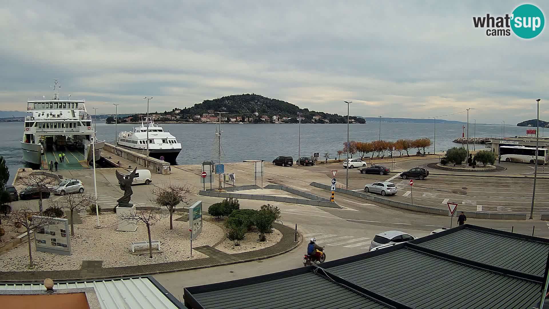 Webcam Ugliano – terminal traghetto da Preko a Zara