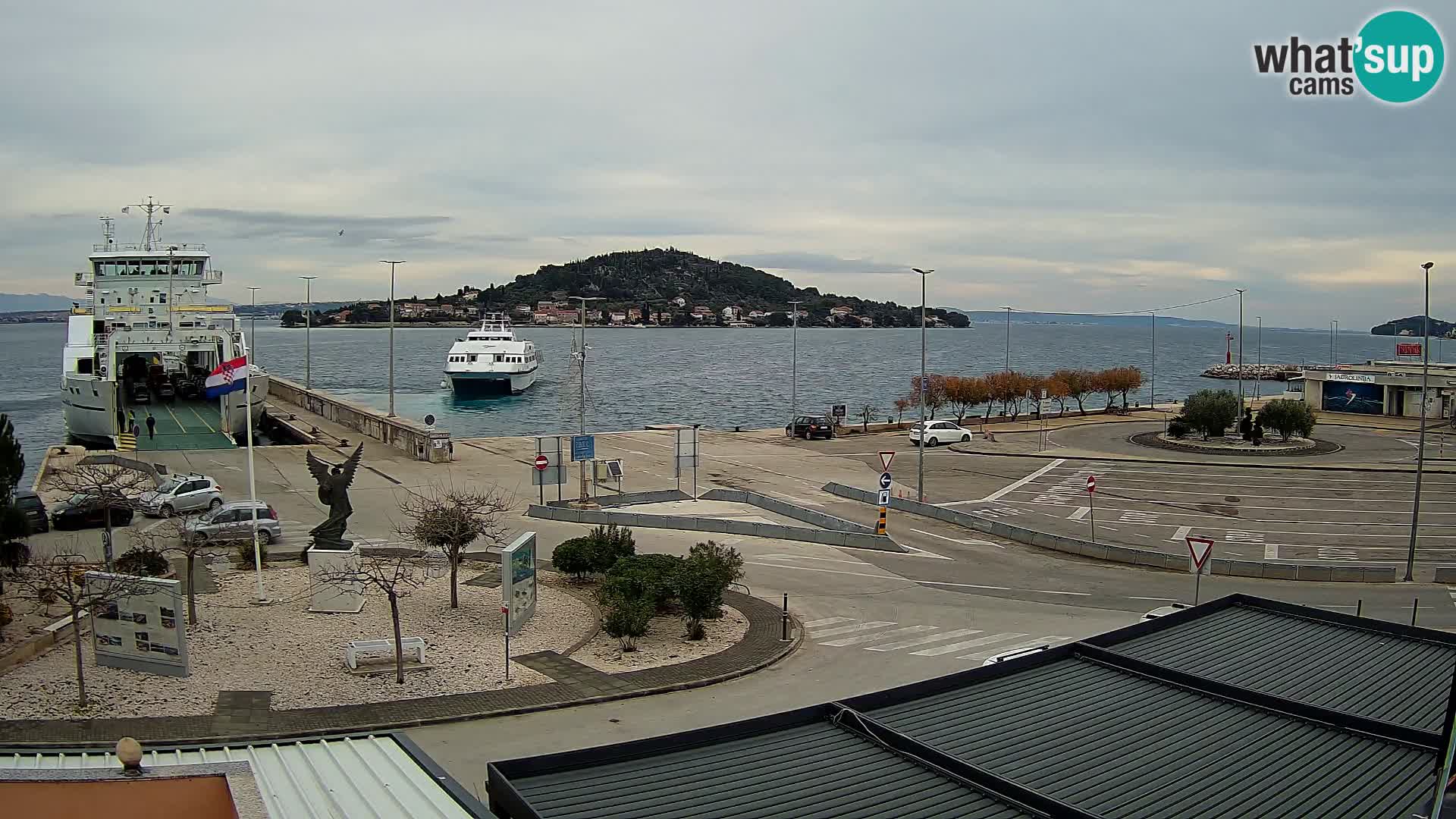 Webcam Ugljan – Preko Ferry to Zadar